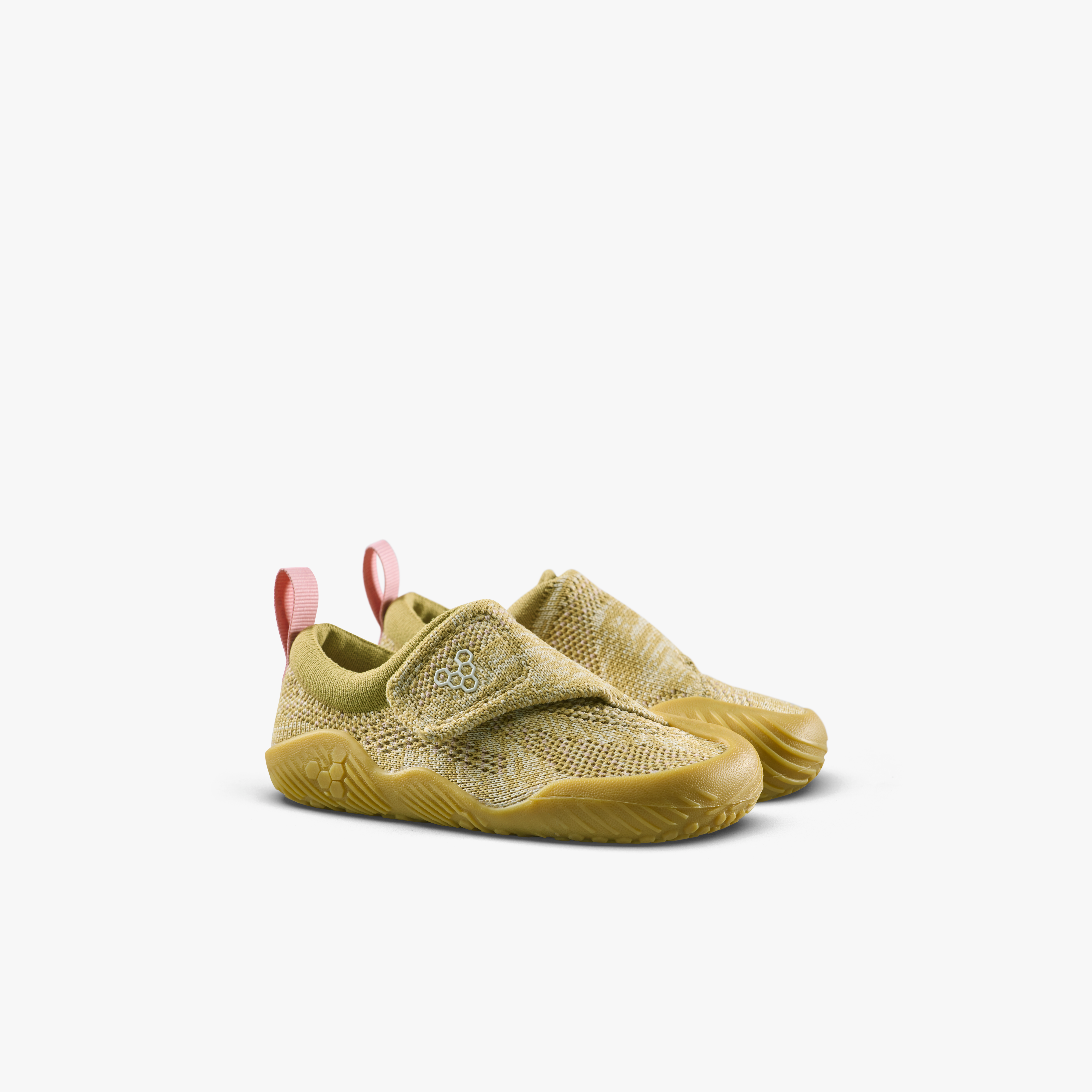 Vivobarefoot Motus Knit Toddlers barfodssko til børn i farven wood, par