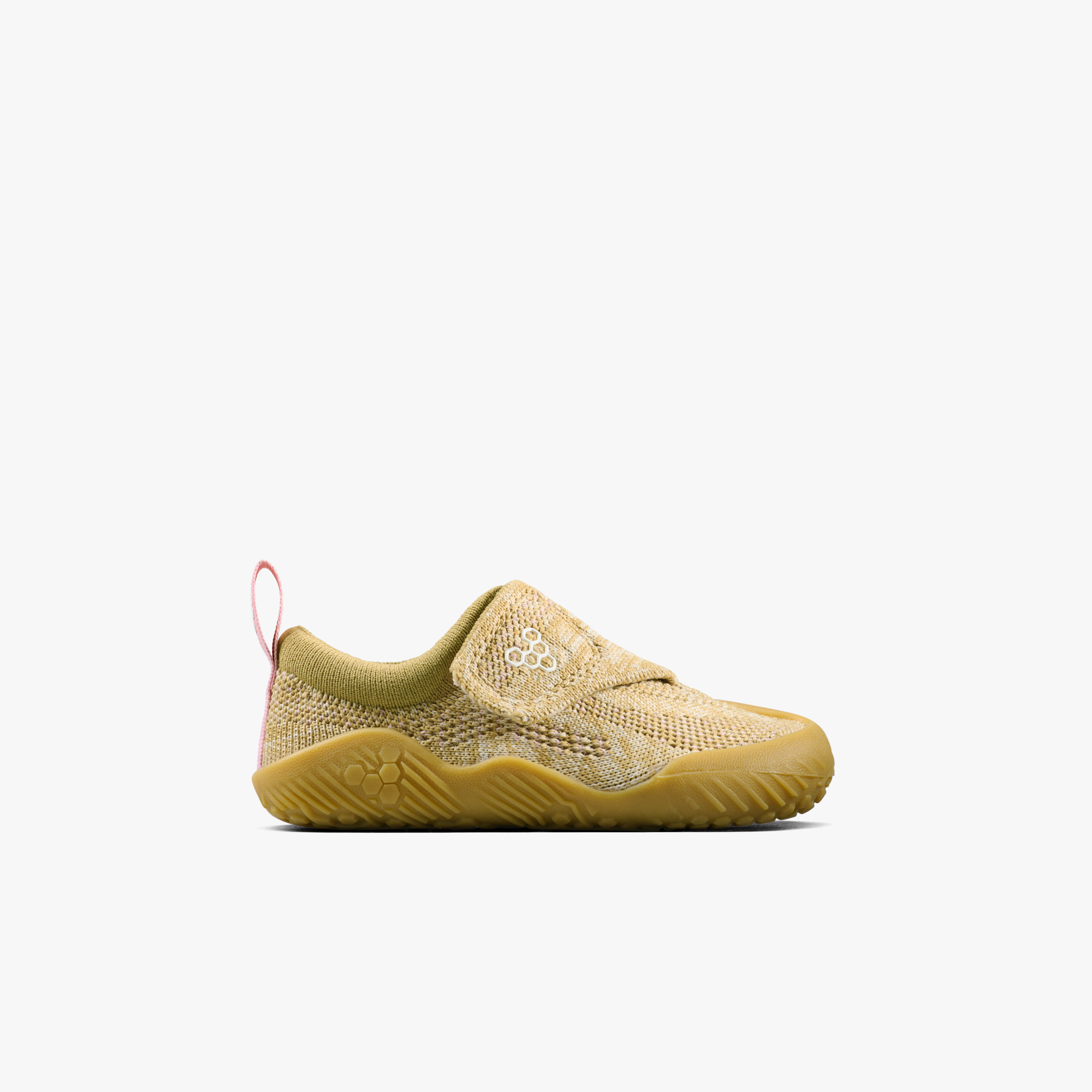 Vivobarefoot Motus Knit Toddlers barfodssko til børn i farven wood, yderside