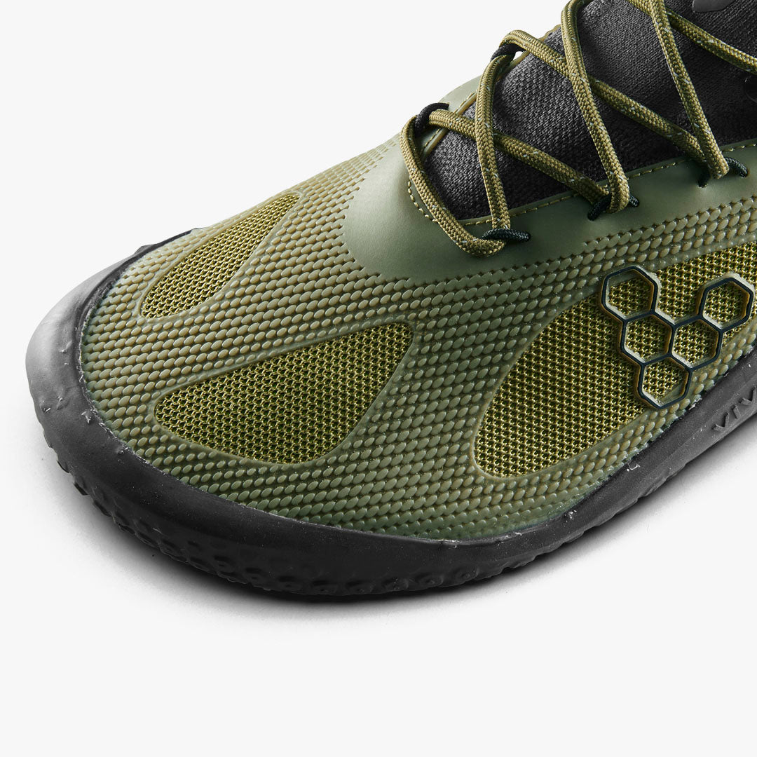 Vivobarefoot Motus Strength Mens – Forest Green/Acid Lime