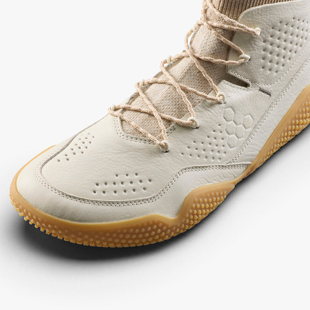 Vivobarefoot Motus Studio Mid Leather Mens – Limestone