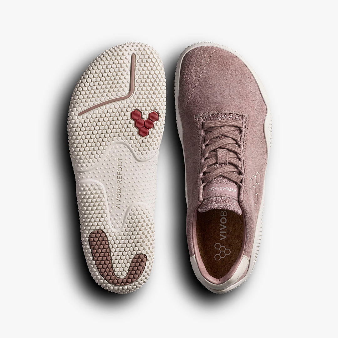 Vivobarefoot Motus Studio Sneaker Leather Mens – Twilight Mauve