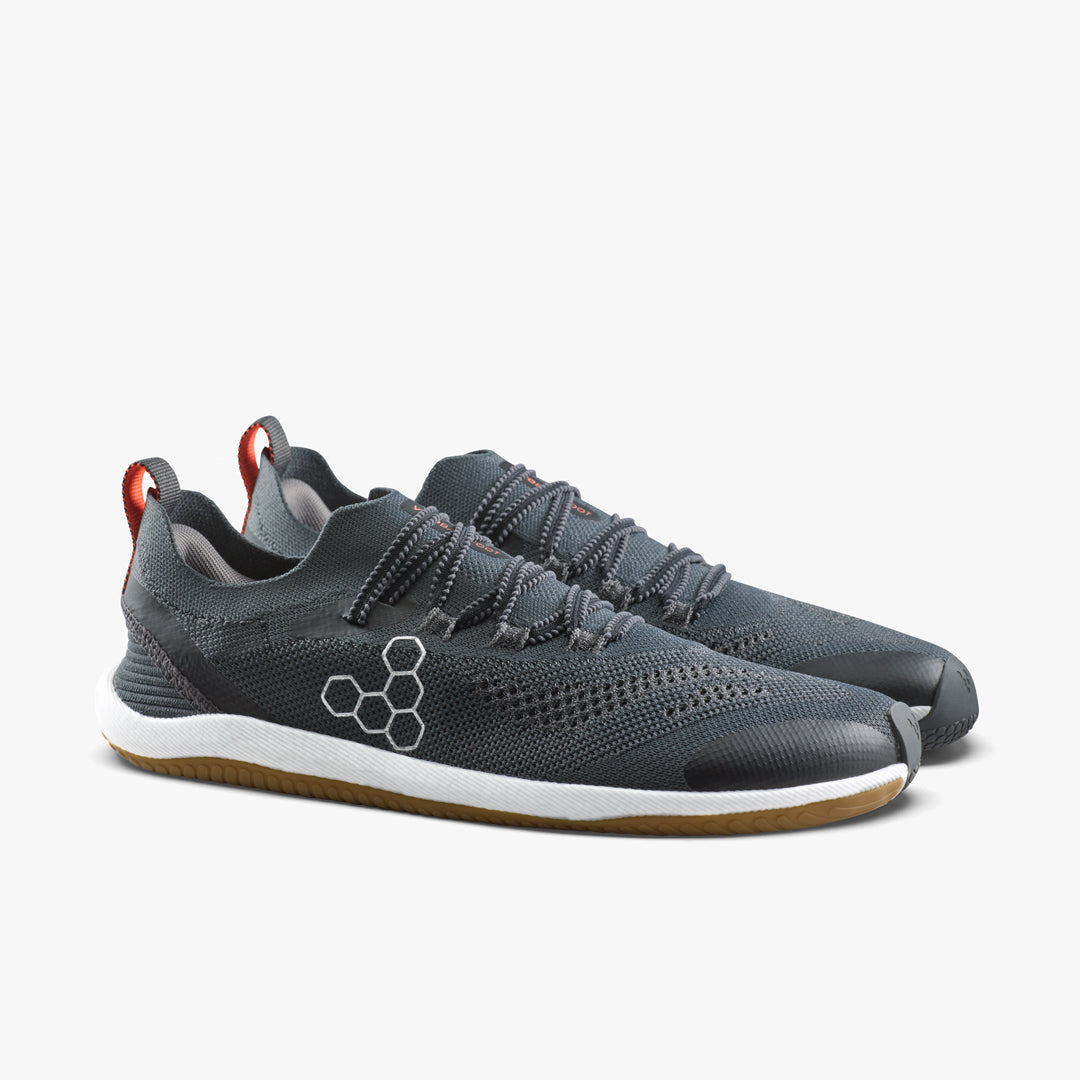 Vivobarefoot Primus Flow Knit Mens barfodssko til mænd i farven eclipse/gum, par