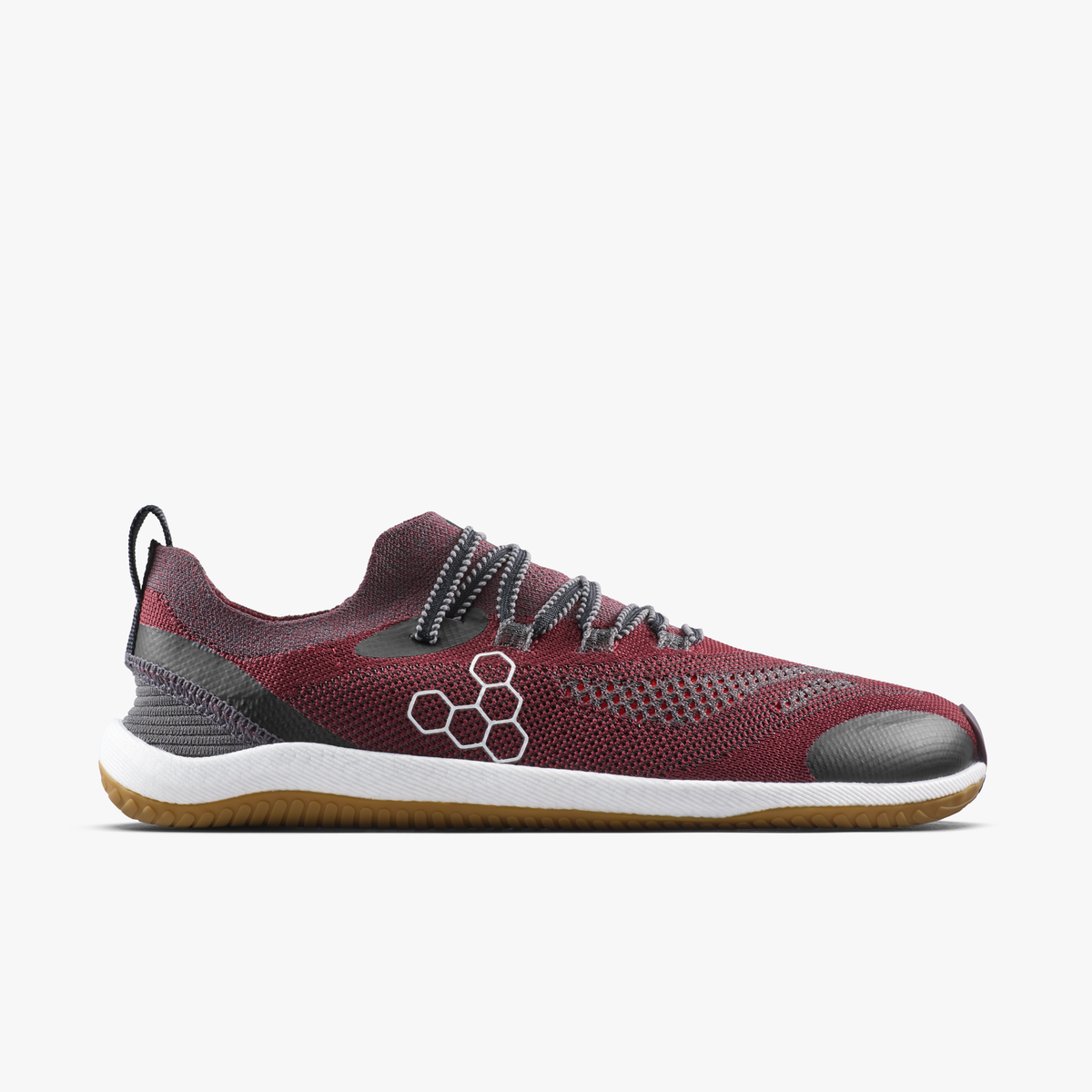 Vivobarefoot Primus Flow Knit barfodssko til kvinder i Chocolate Truffle set fra ydersiden