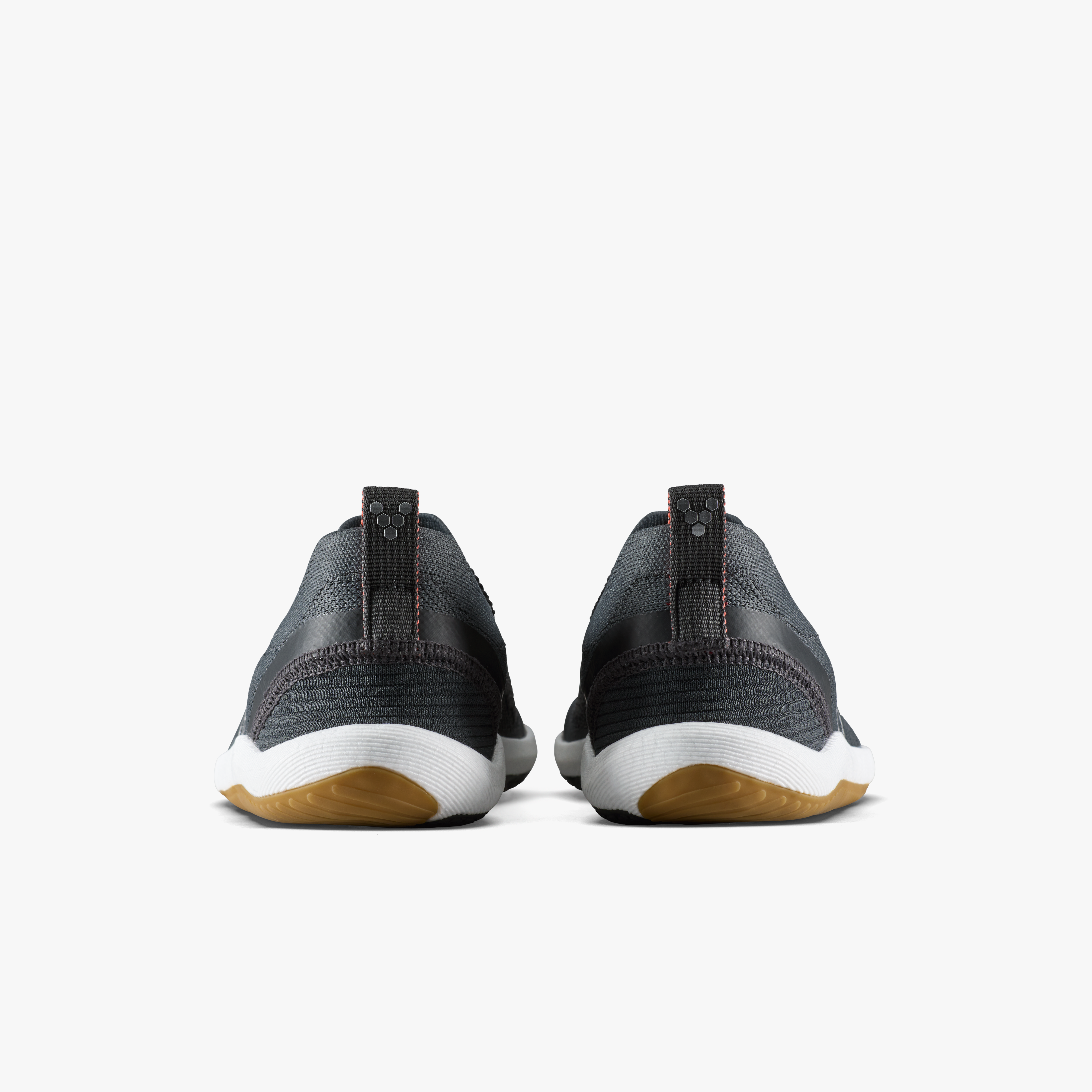 Vivobarefoot Primus Flow Knit Womens barfodssko til kvinder i farven eclipse/gum, bagfra