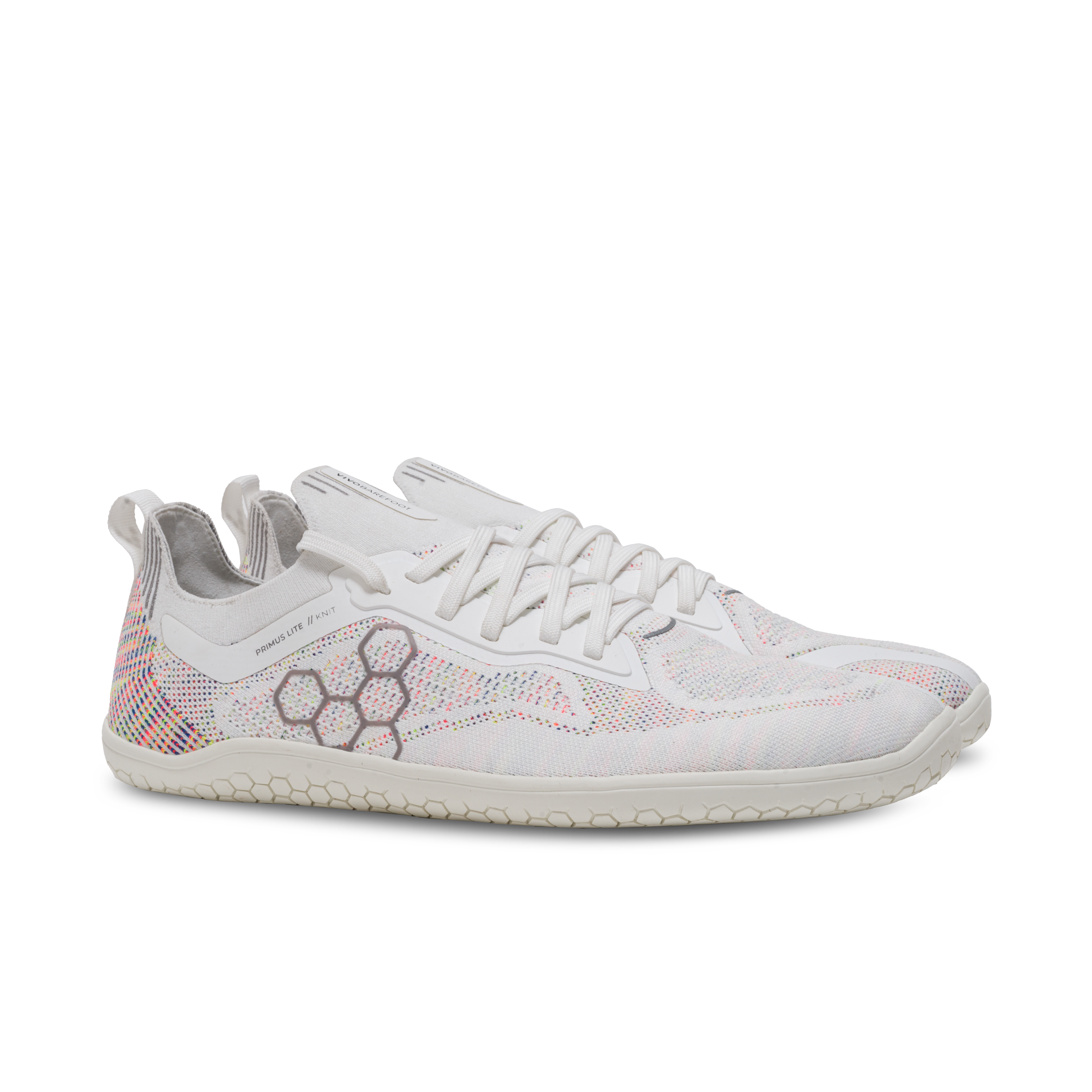 Vivobarefoot Primus Lite Knit Mens – Bright White/Iridescent