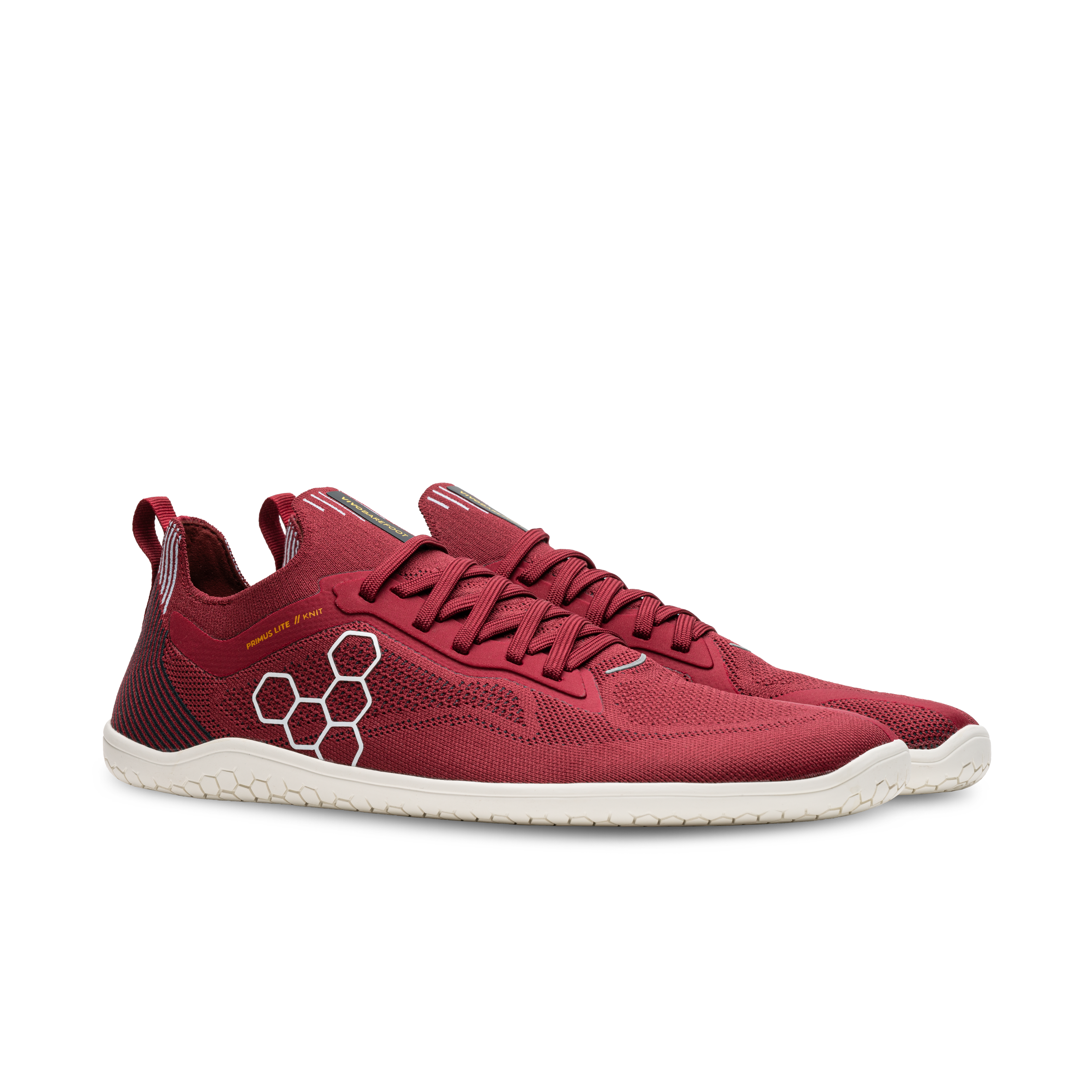 Vivobarefoot Primus Lite Knit Mens – Burgundy