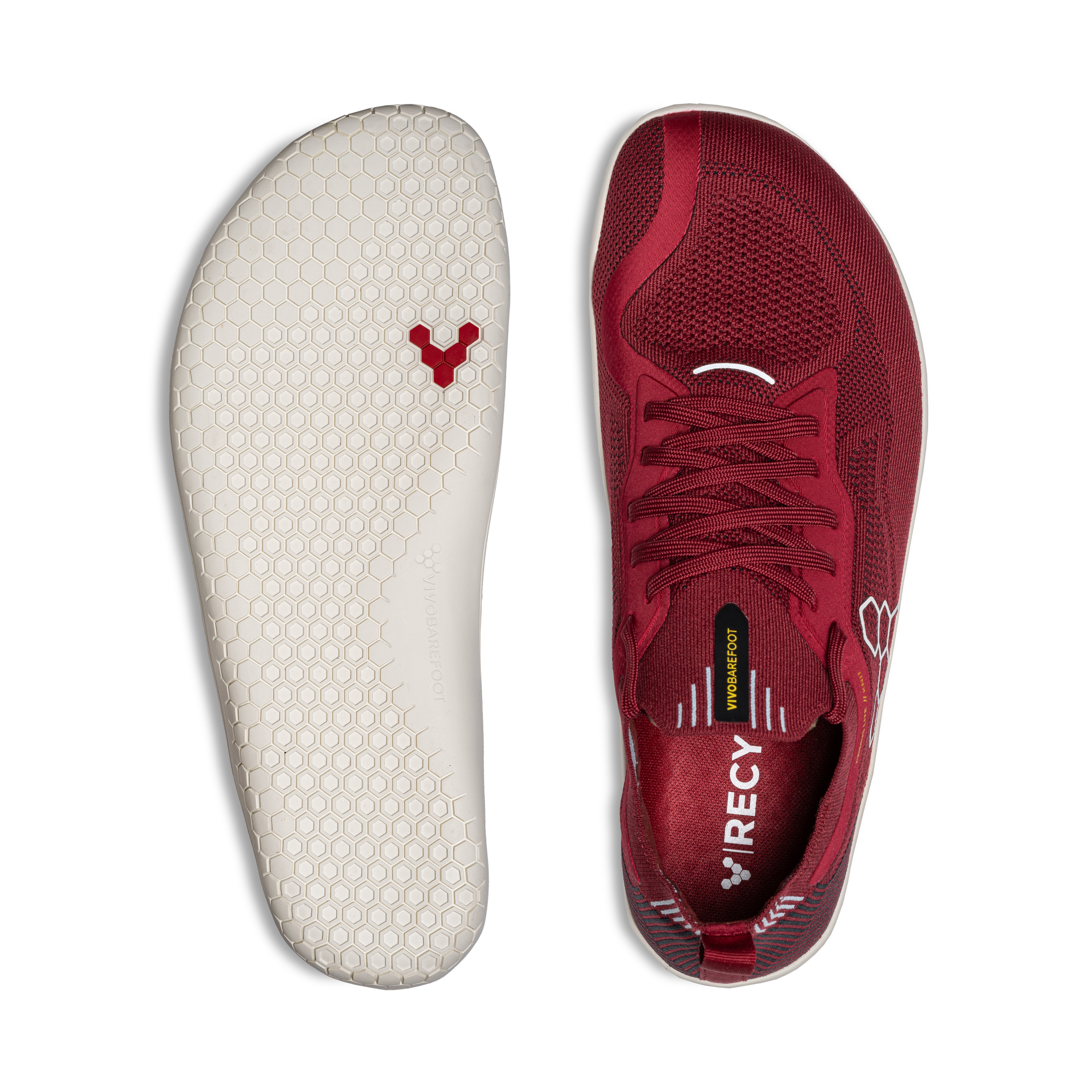 Vivobarefoot Primus Lite Knit Mens – Burgundy