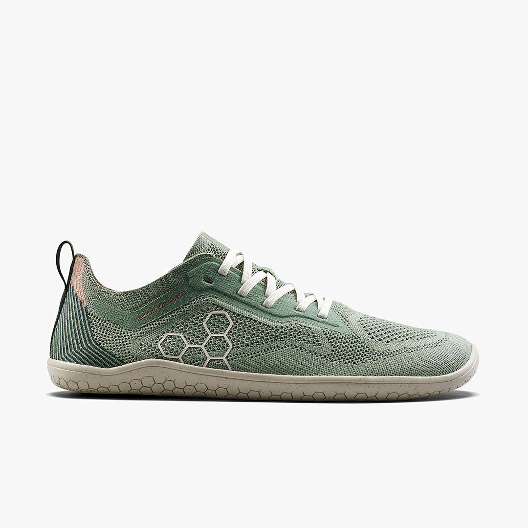 Vivobarefoot Primus Lite Knit Natural Womens – Dusty Green