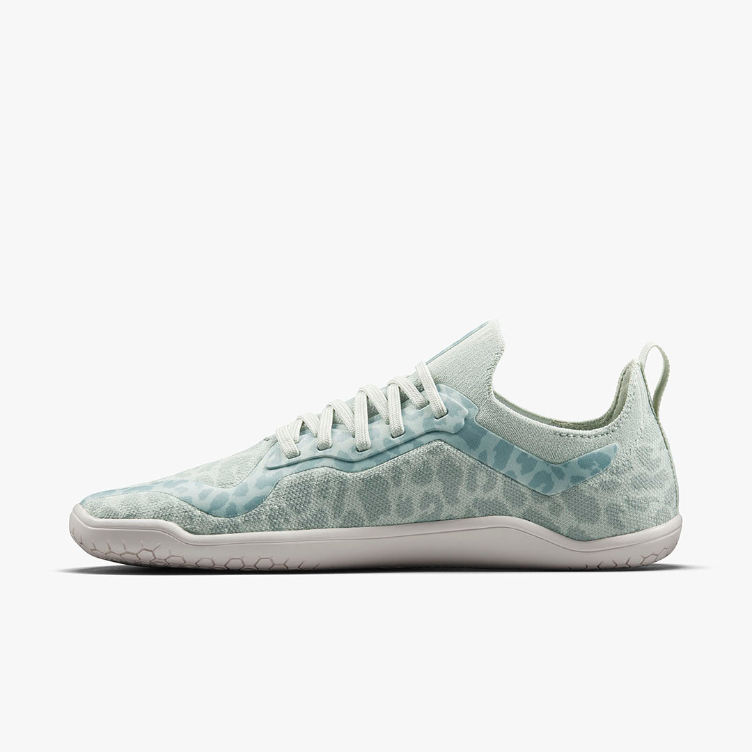 Vivobarefoot Primus Lite Knit Womens – Frosted Mint Leopard