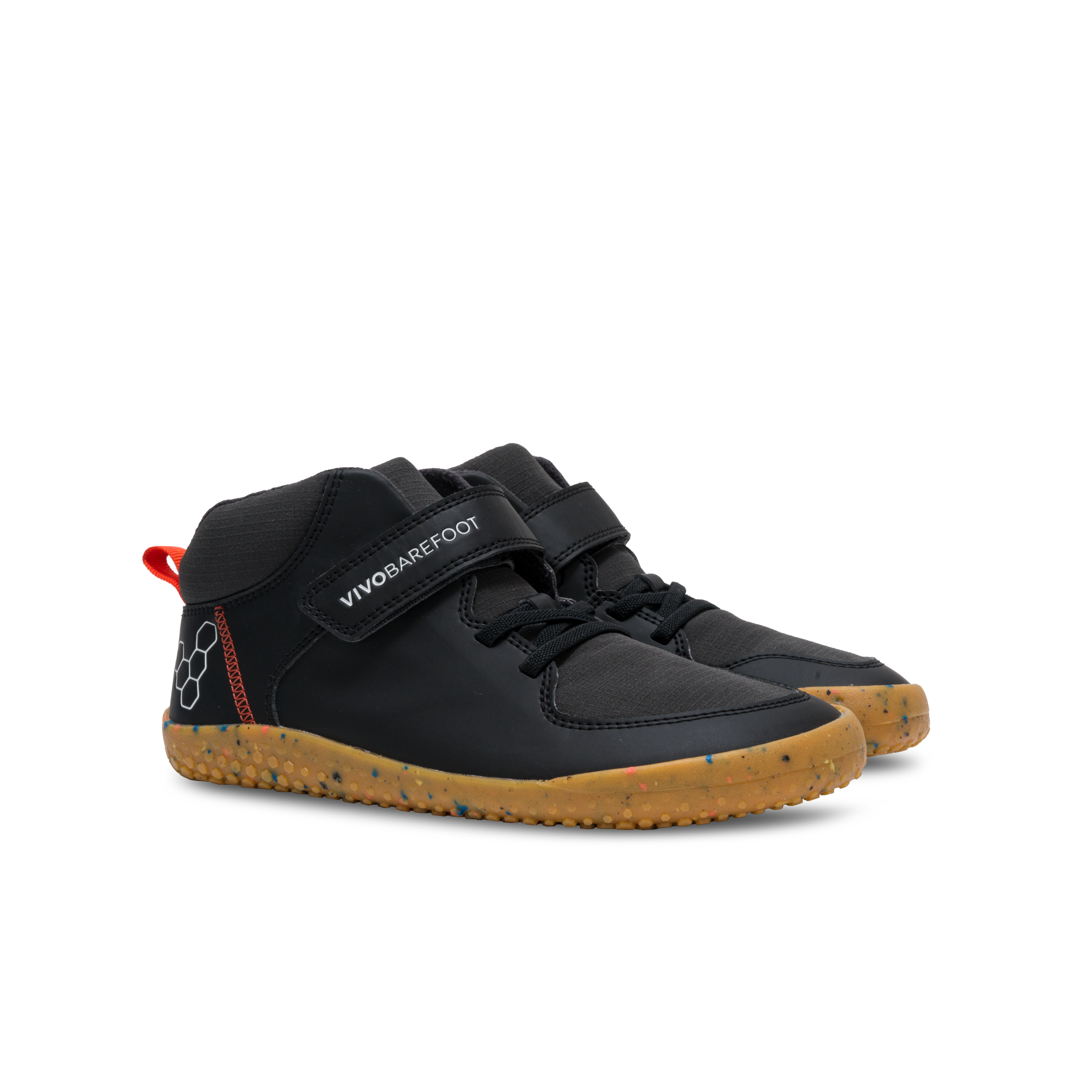 Vivobarefoot Primus Ludo Hi Juniors – Obsidian 