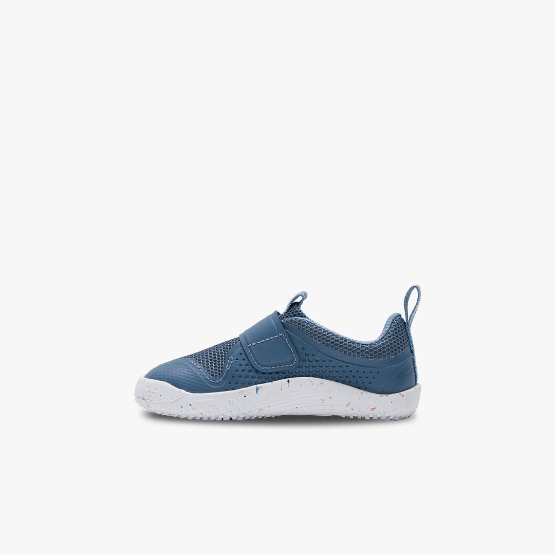 Vivobarefoot Primus Sport III Toddlers barfods træningssko til tumlinge i farven indigo, inderside