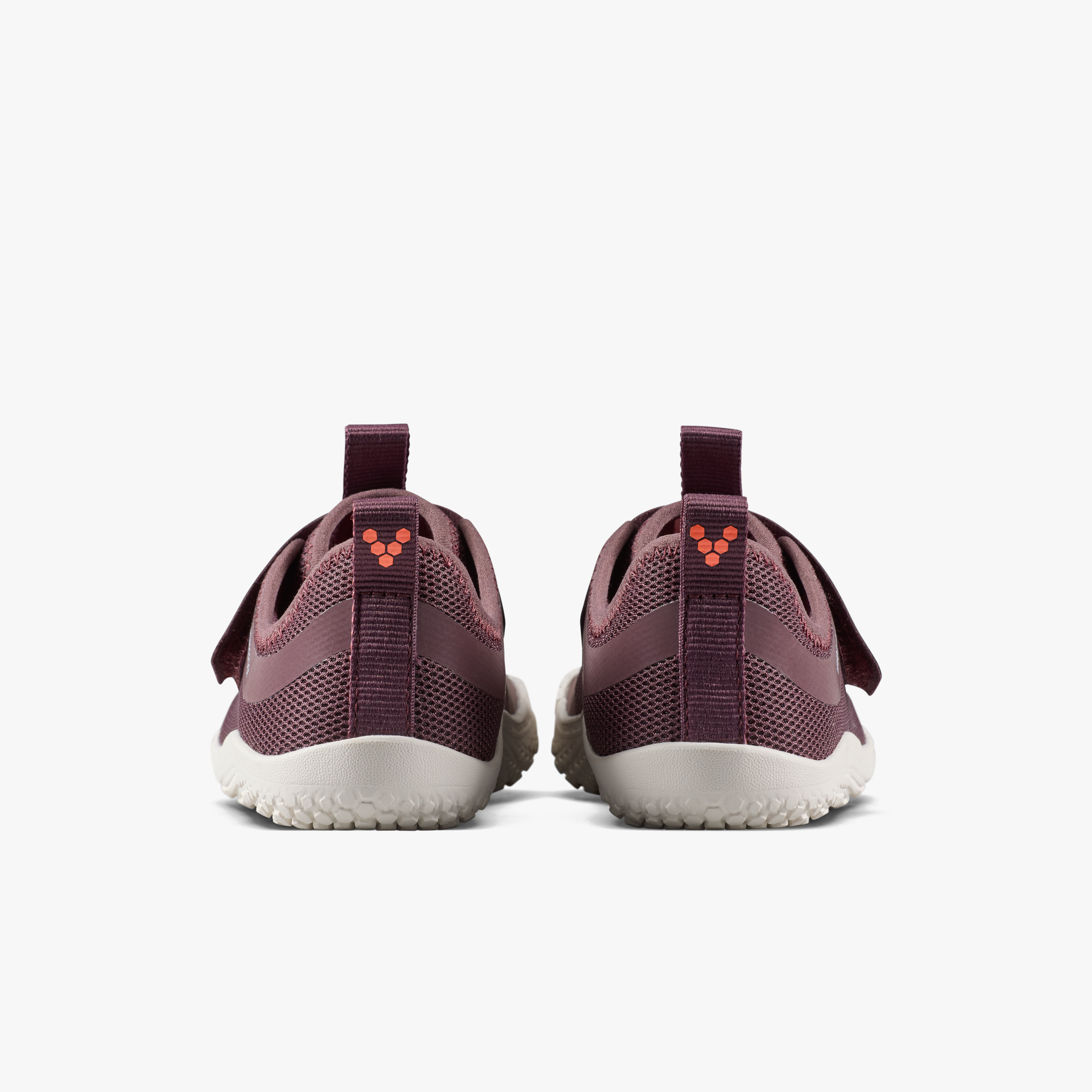 Vivobarefoot Primus Sport IV Kids barfodssko til børn i farven huckleberry, bagfra