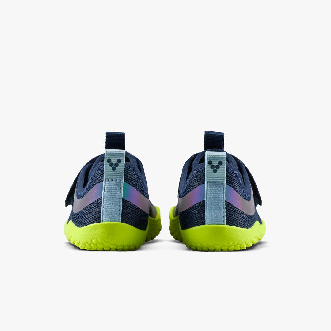 Vivobarefoot Primus Sport IV Preschool barfodssko til børn i farven night sky, bagfra