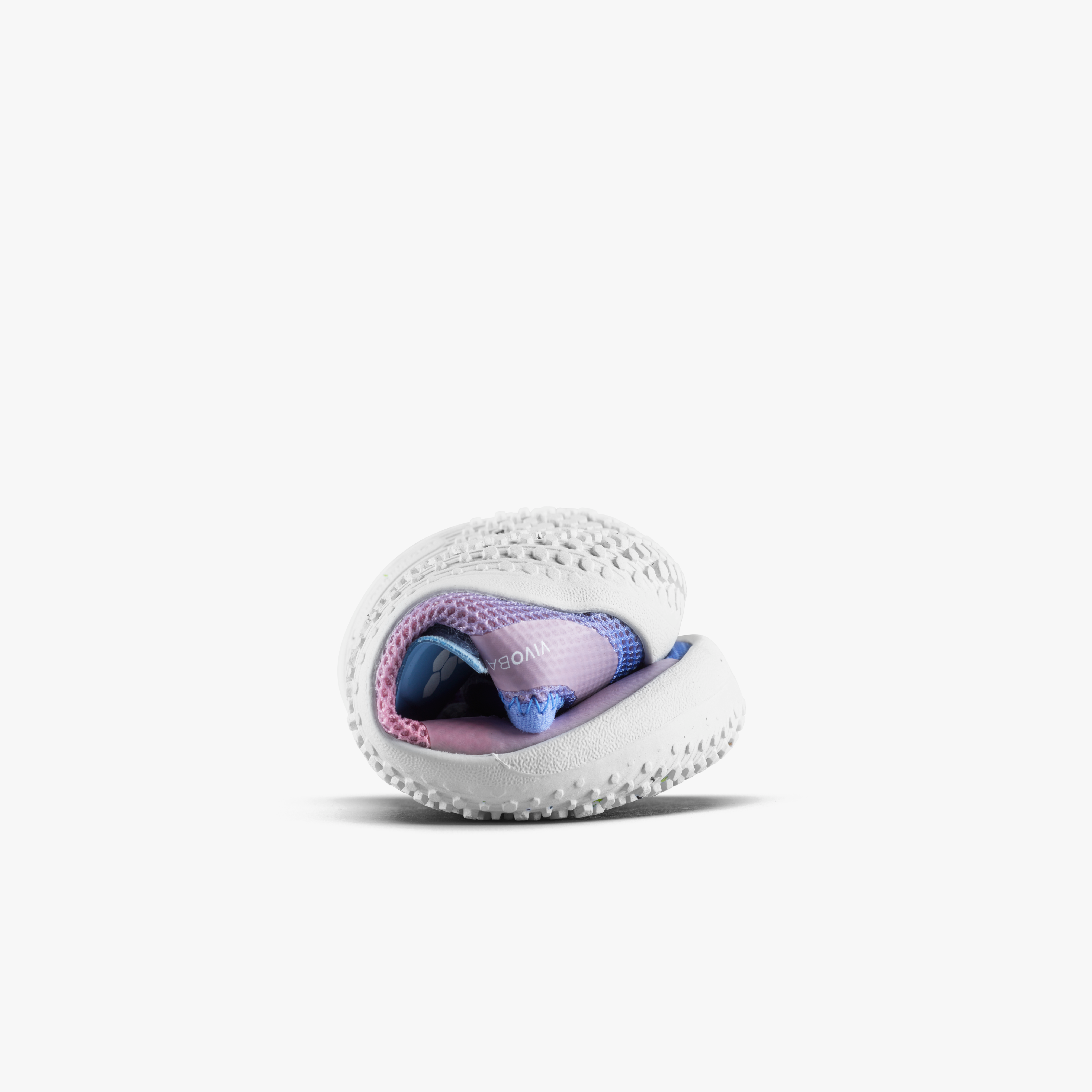 Vivobarefoot Primus Sport IV Toddlers barfodssko til børn i farven unicorn, rullet