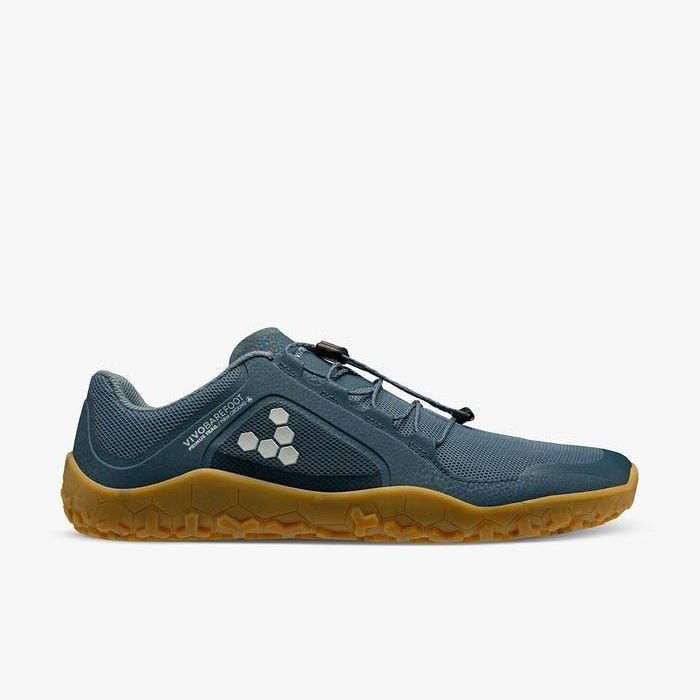 Vivobarefoot Primus Trail FG II barfods trailsko til mænd i farven navy, yderside