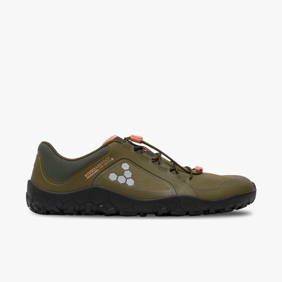 Vivobarefoot Primus Trail III All Weather FG Mens – Dark Olive