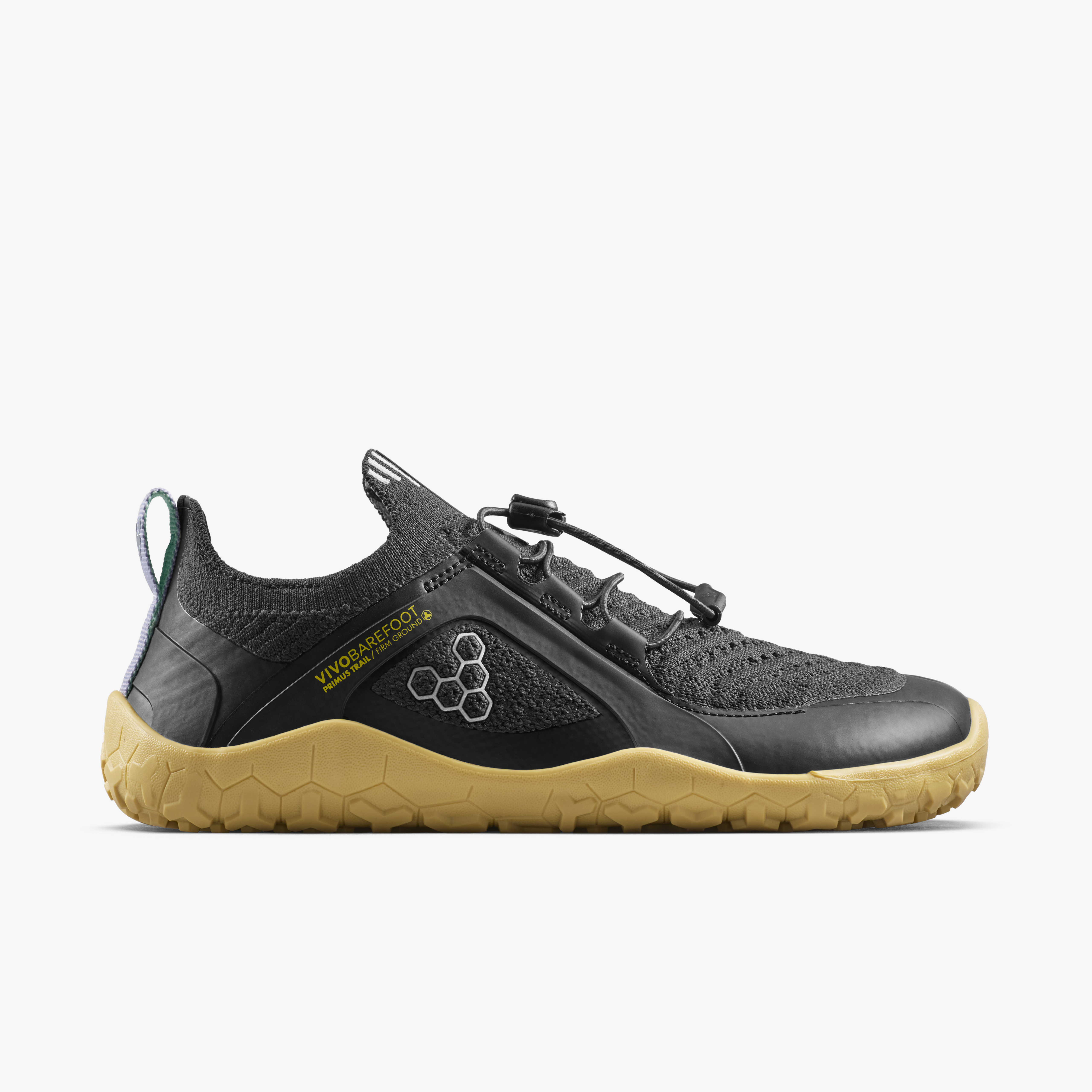 Vivobarefoot Primus Trail Knit FG Grounding Womens barfodssko til kvinder i farven purple heather, yderside