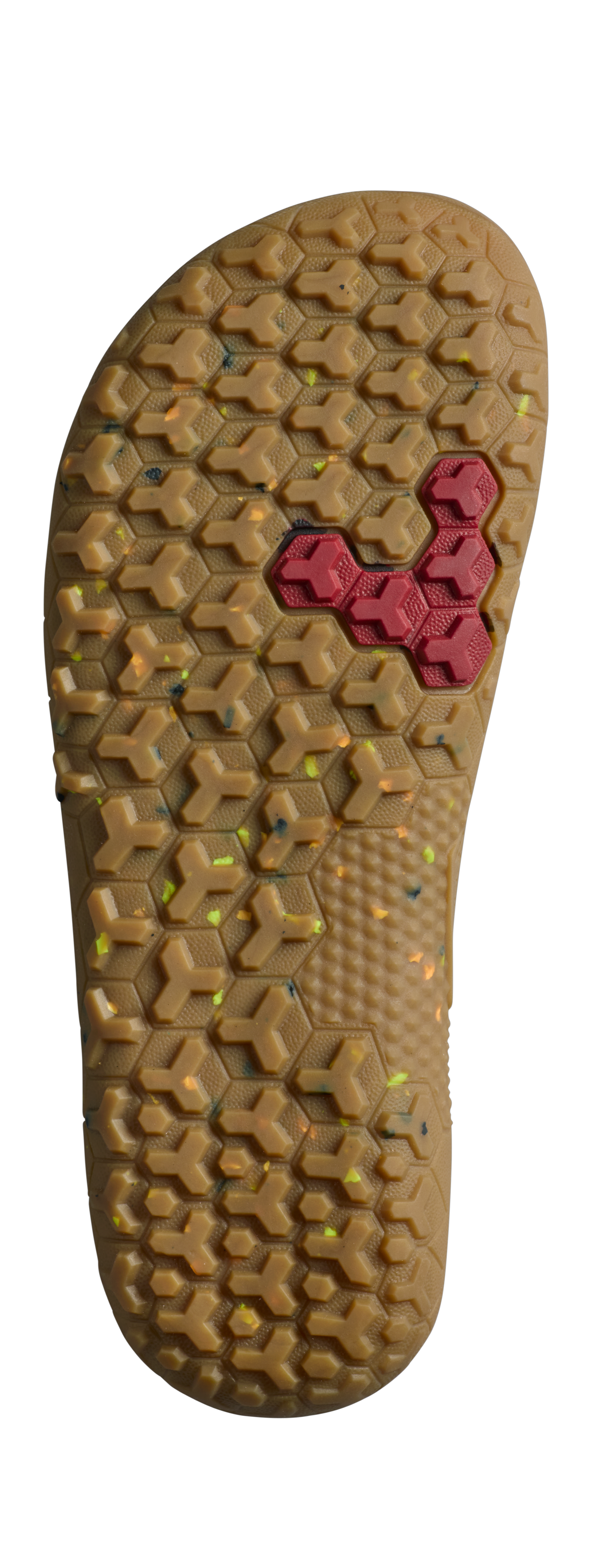 Vivobarefoot Primus Trail Knit FG Kids barfodssko til børn i farven huckleberry/ molten lava, sål
