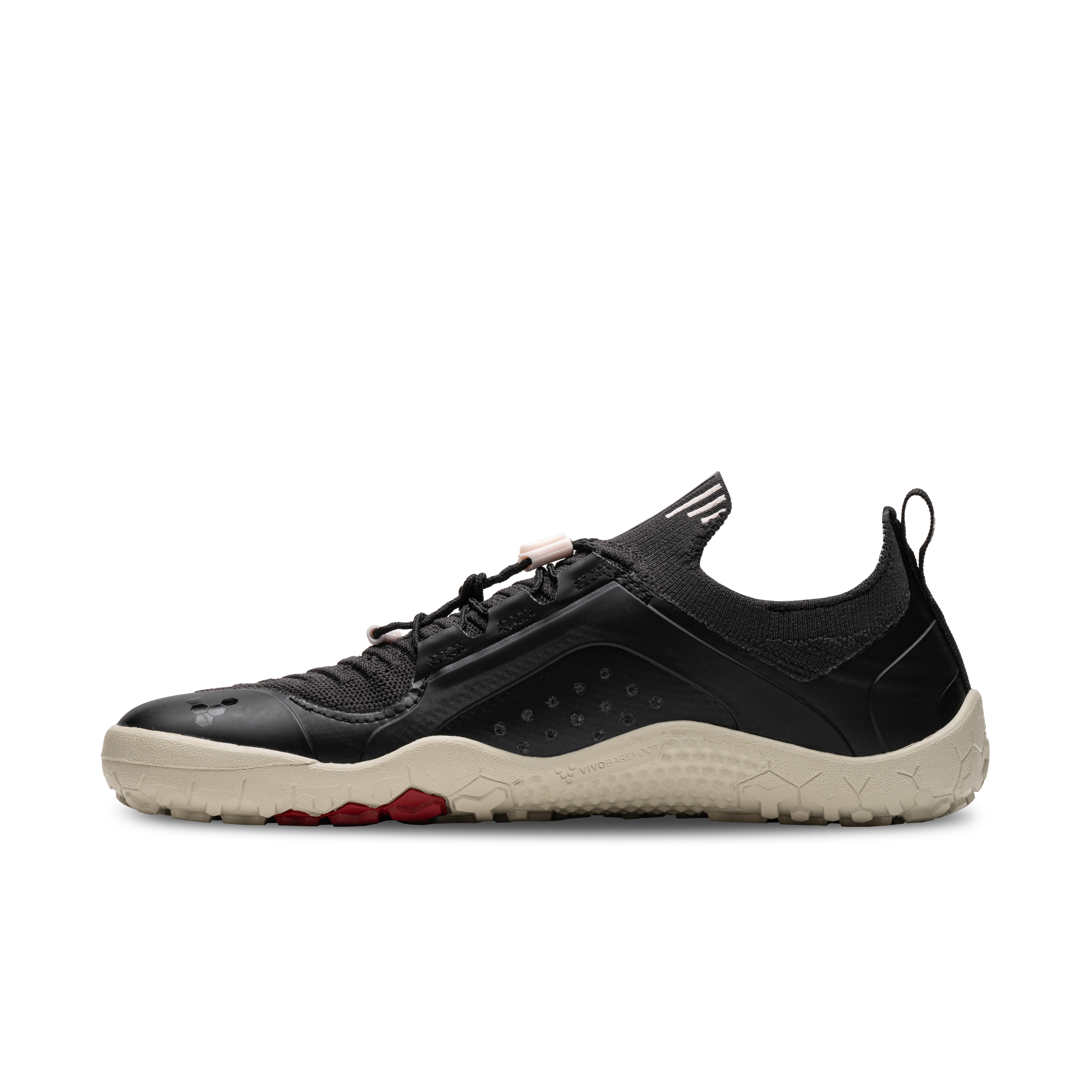 Vivobarefoot Primus Trail Knit FG Womens – Obsidian/Misty Rose/Limestone