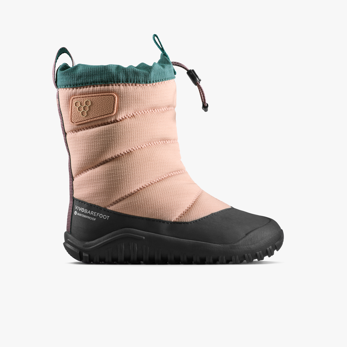 Vivobarefoot Tracker Boot AT barfodsstøvle til børn i Clay set fra ydersiden
