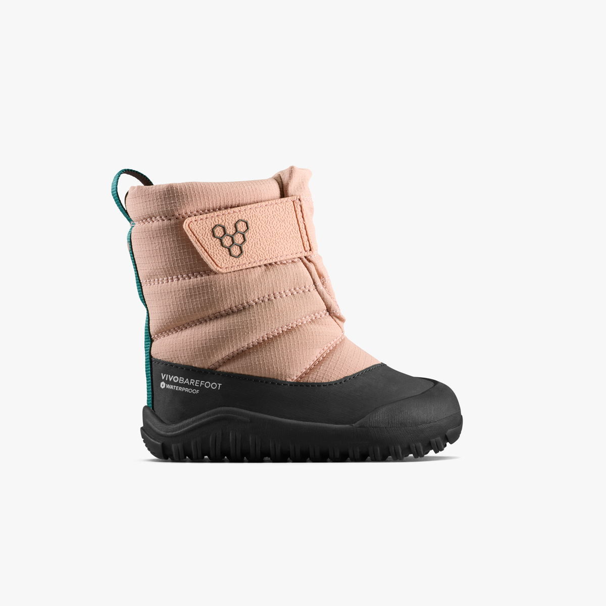 Vivobarefoot Tracker Boot AT Toddlers vandtæt barfodsstøvle til børn i Clay, set fra ydersiden