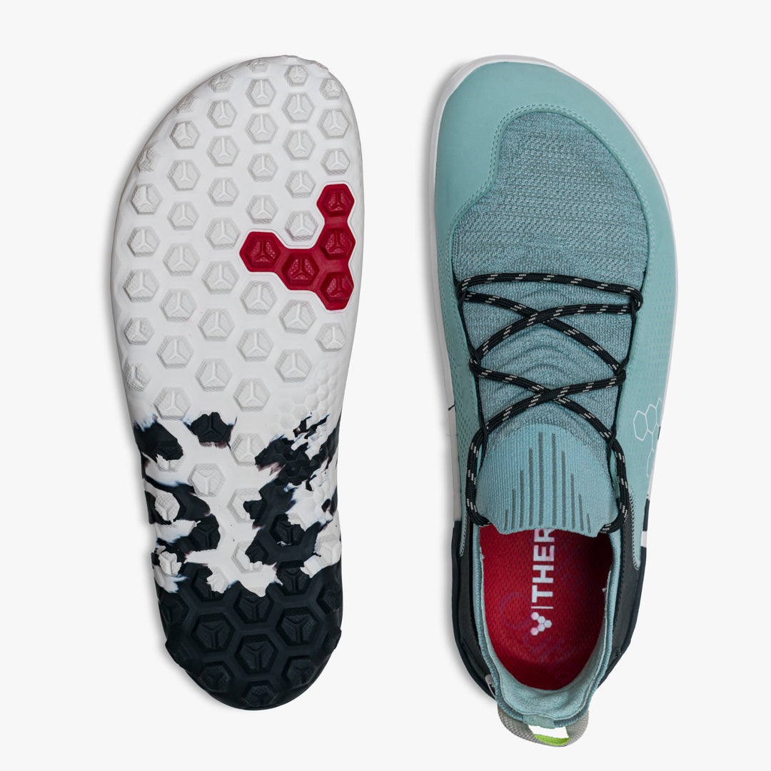 Vivobarefoot Tracker Decon Low FG2 Mens barfods outdoorsko til mænd i farven eggshell blue, top