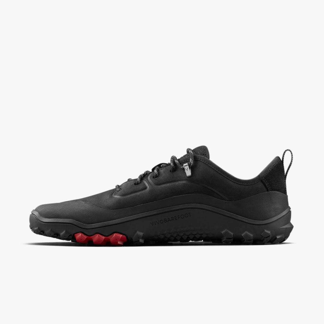 Vivobarefoot Tracker Leather Low Womens – Obsidian