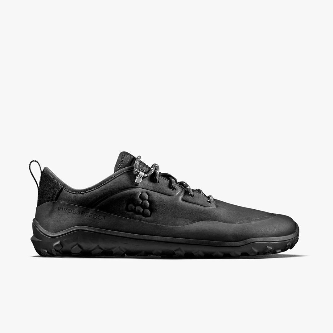 Vivobarefoot Tracker Leather Low Womens – Obsidian