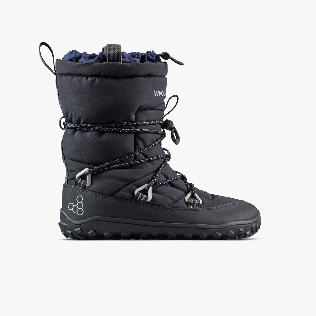 Vivobarefoot Tracker Pioneer Boot WP vandtæt barfodsstøvle til kvinder i Eclipse, set fra ydersiden