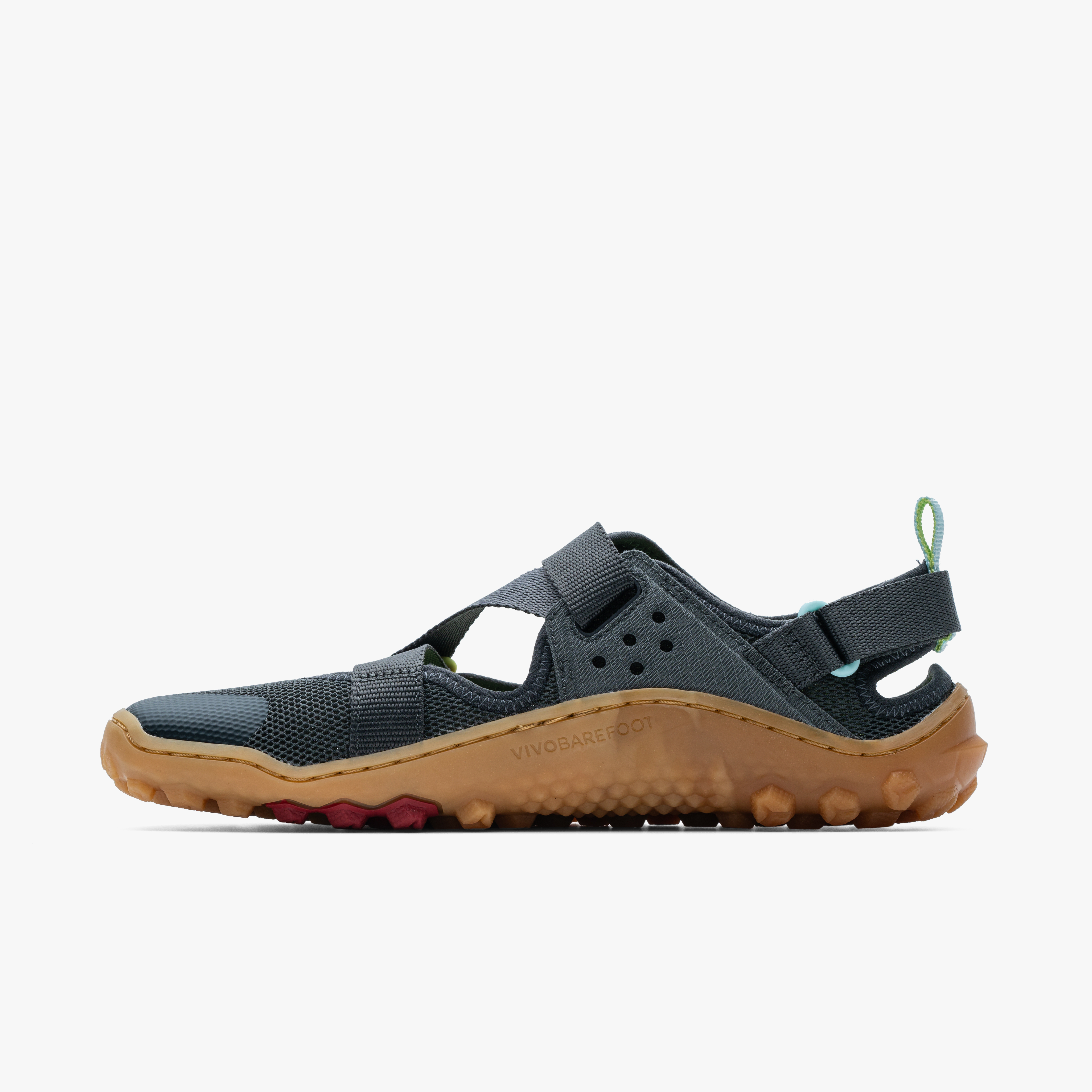 Vivobarefoot Tracker Sandal Mens – Charcoal/Gum 