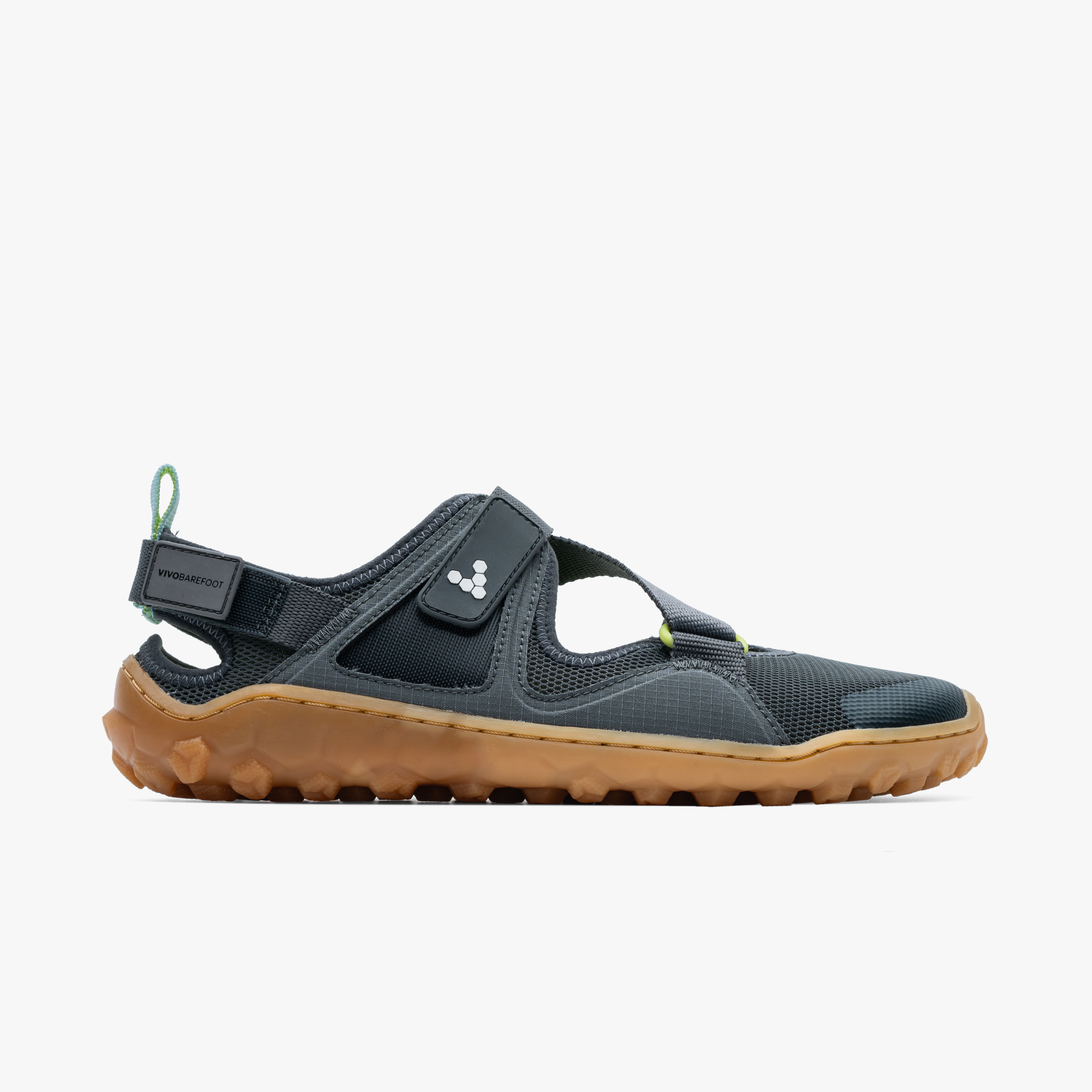 Vivobarefoot Tracker Sandal Mens – Charcoal/Gum 