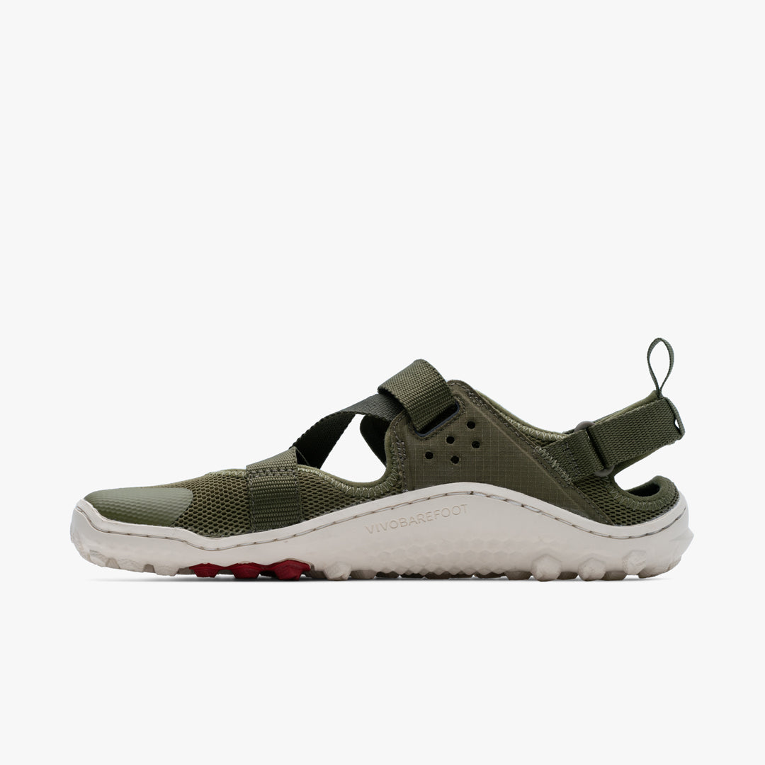 Vivobarefoot Tracker Sandal Mens – Olive 