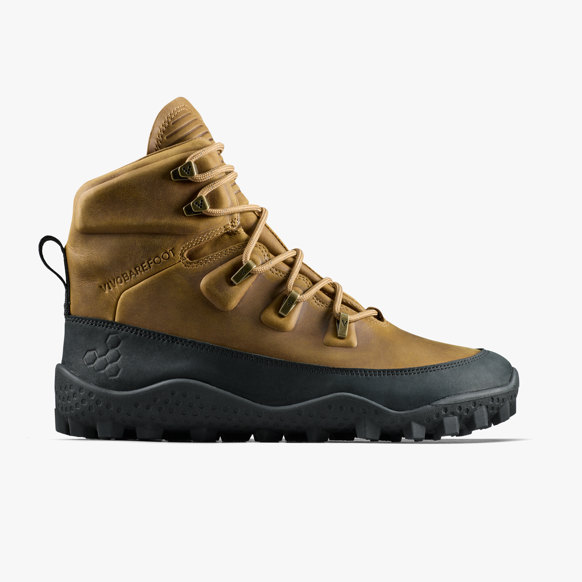 Vivobarefoot Tracker Winter III SG barfodssko i tan set fra ydersiden