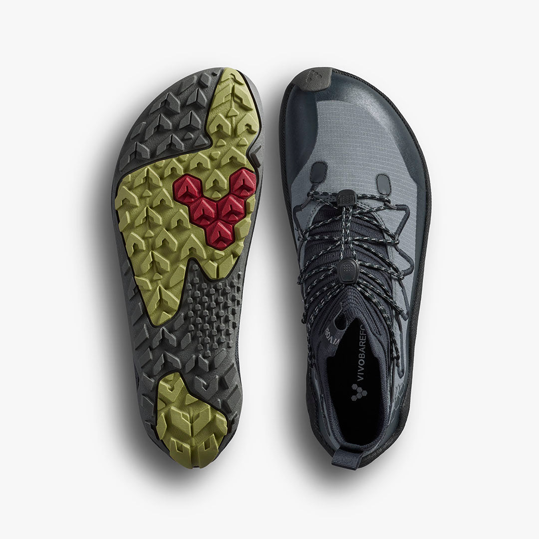 Vivobarefoot Primus Trail Flow Mid Womens – Dark Shadow