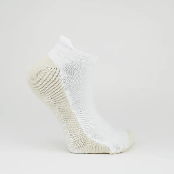 My Foot Function Wide Socks – Ankle Length – White & Ivory