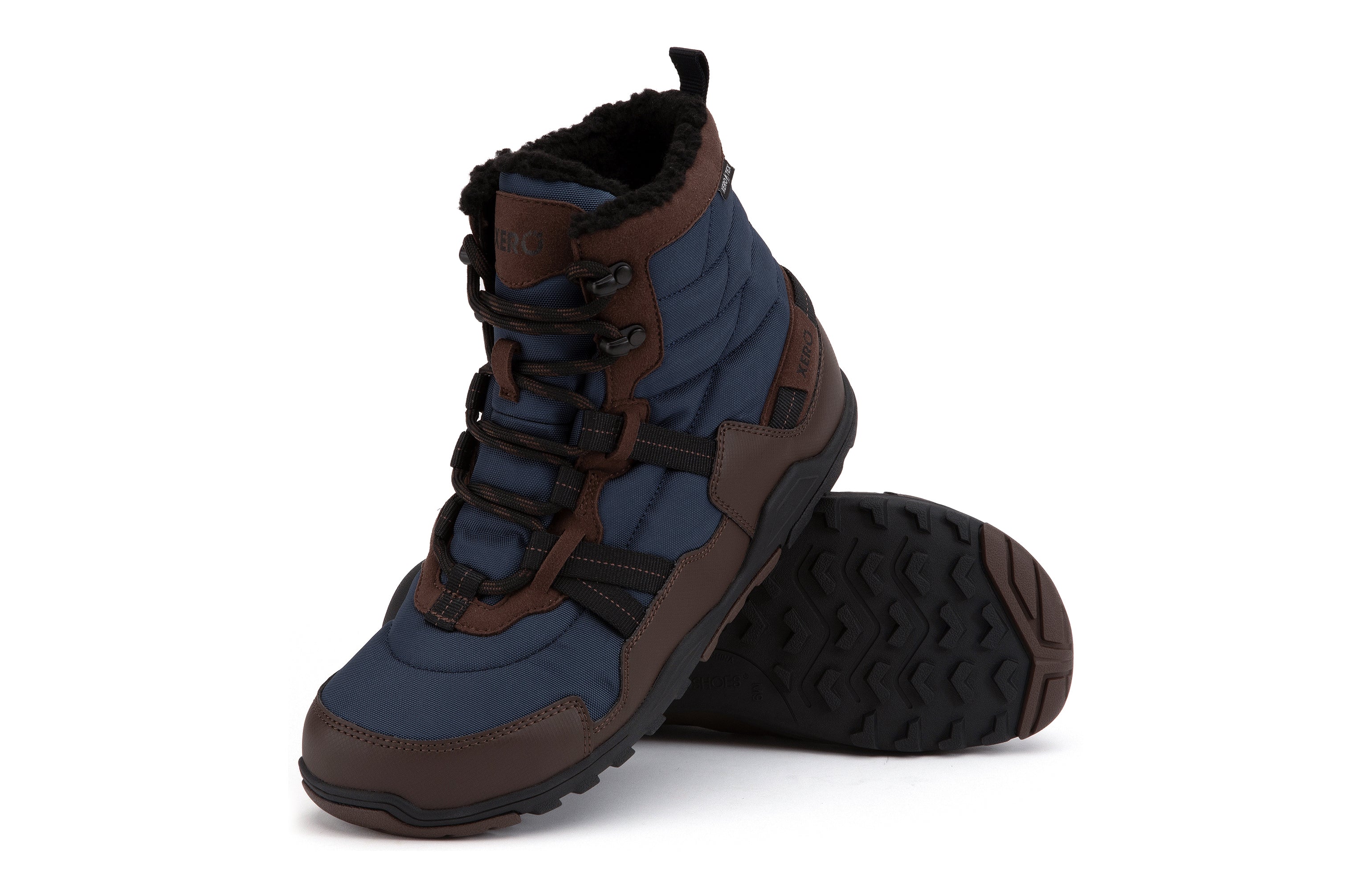 Xero Shoes Alpine Mens – Brown / Navy 