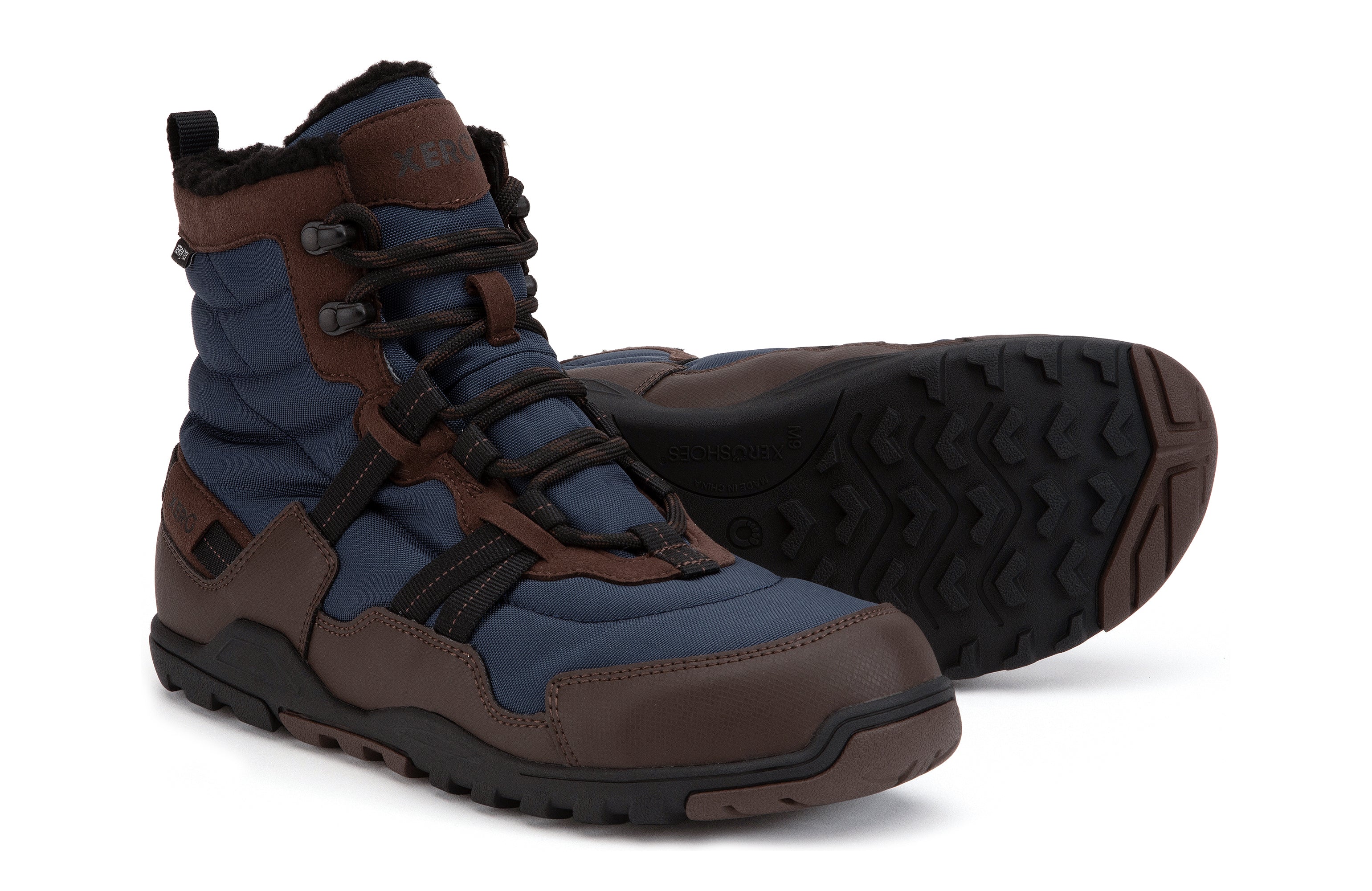 Xero Shoes Alpine Mens – Brown / Navy 