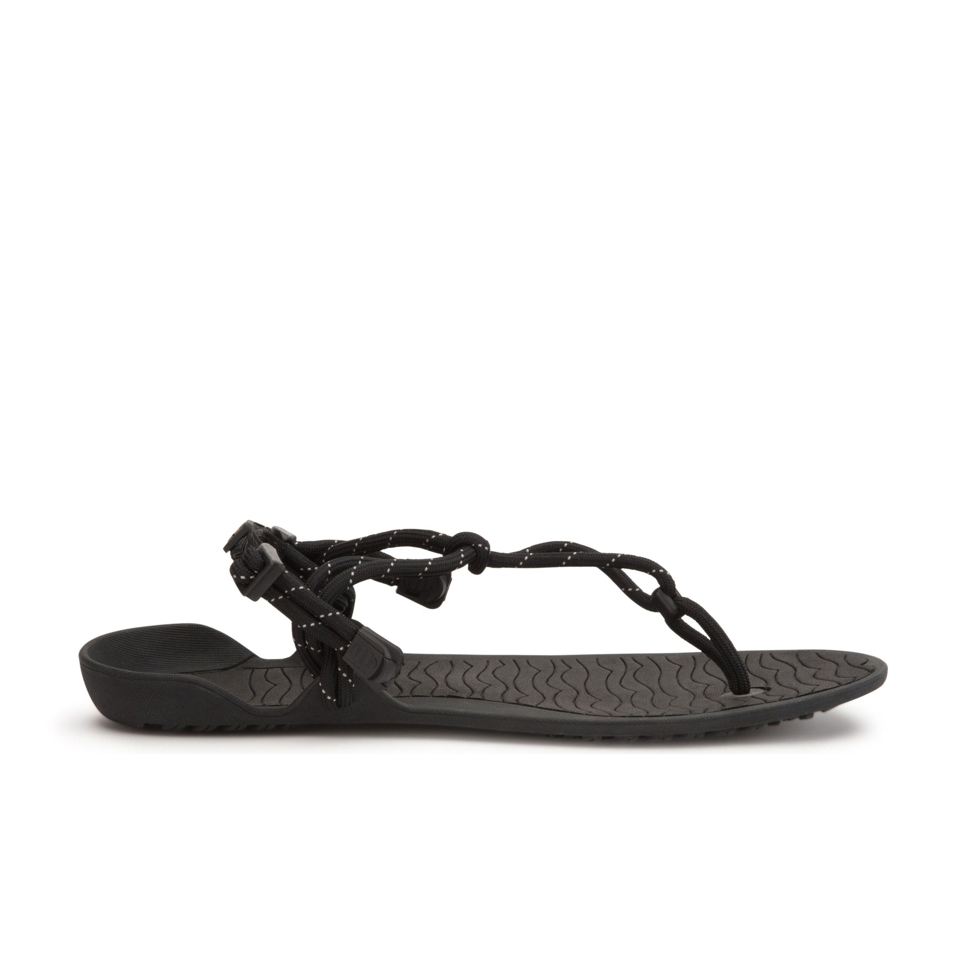 Xero Shoes Aqua Cloud Mens barfods minimalistiske sandaler til mænd i farven black, yderside