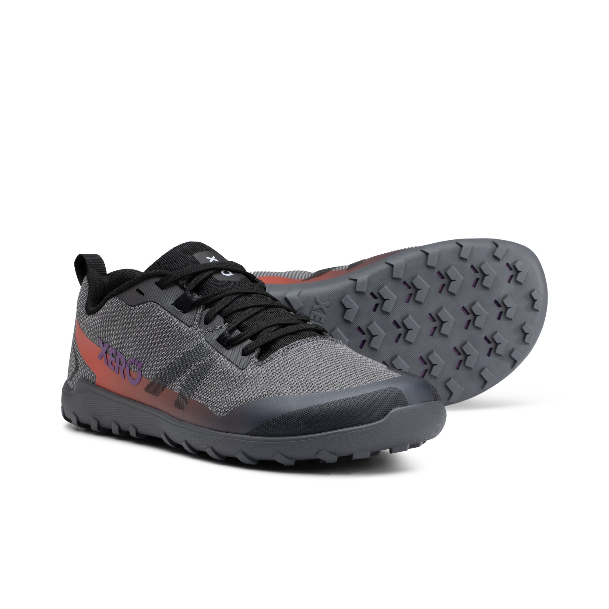 Xero Shoes Mesa Summit barfodssko til herre i farven Asphalt / Multi, set som par