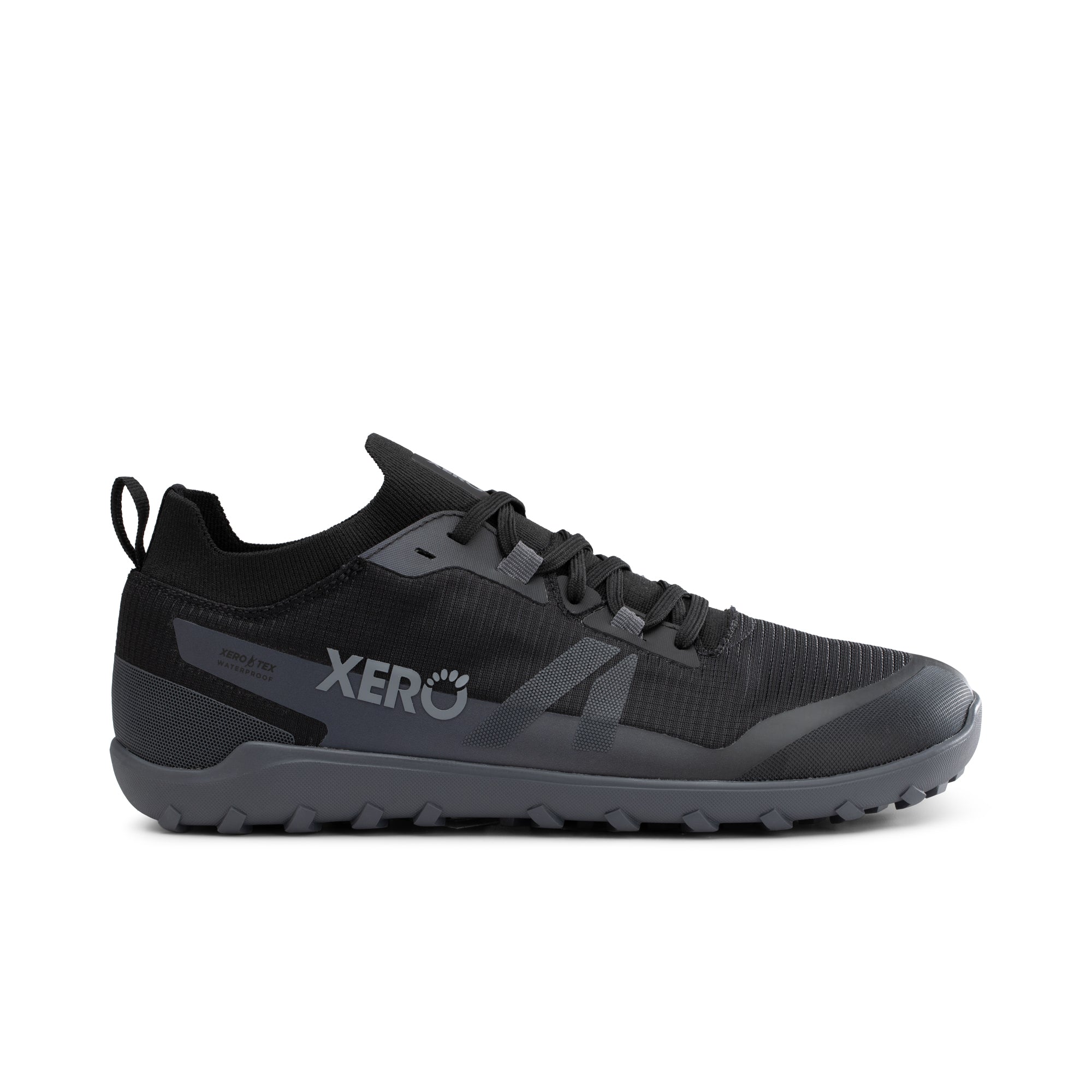 Xero Shoes Mesa Summit WP barfodssko til herre i farven Black, set fra ydersiden