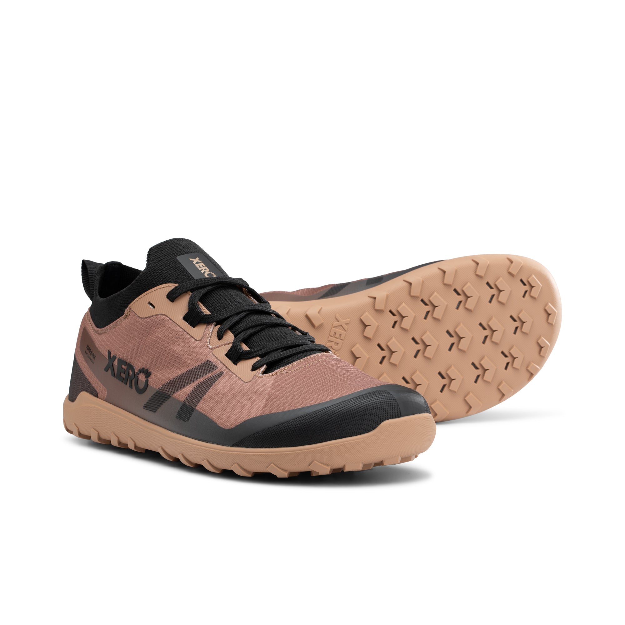 Xero Shoes Mesa Summit WP barfodssko til herre i farven Dark Irish Cream, set som par