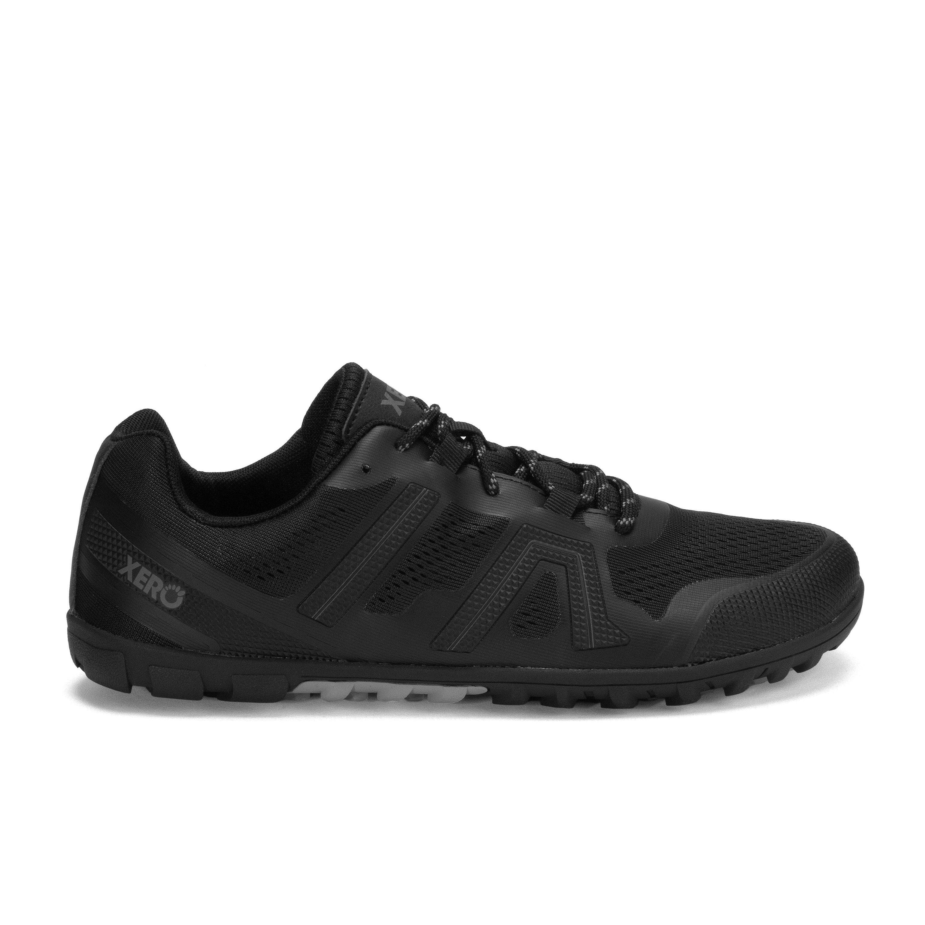 Xero Shoes Mesa Trail II Mens barfods vandresko til mænd i farven black, yderside