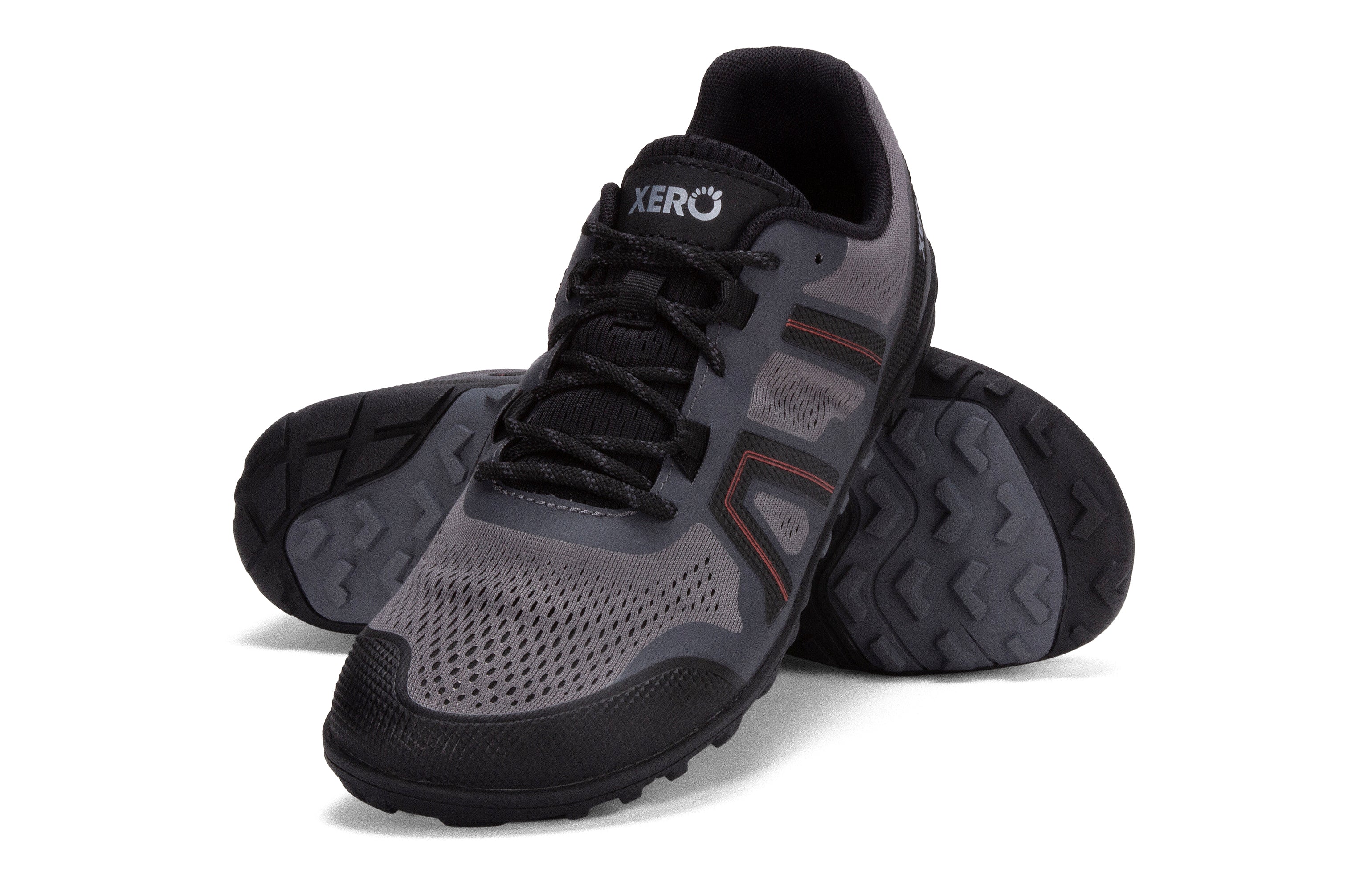 Xero Shoes Mesa Trail II Mens – Steel Gray / Orange