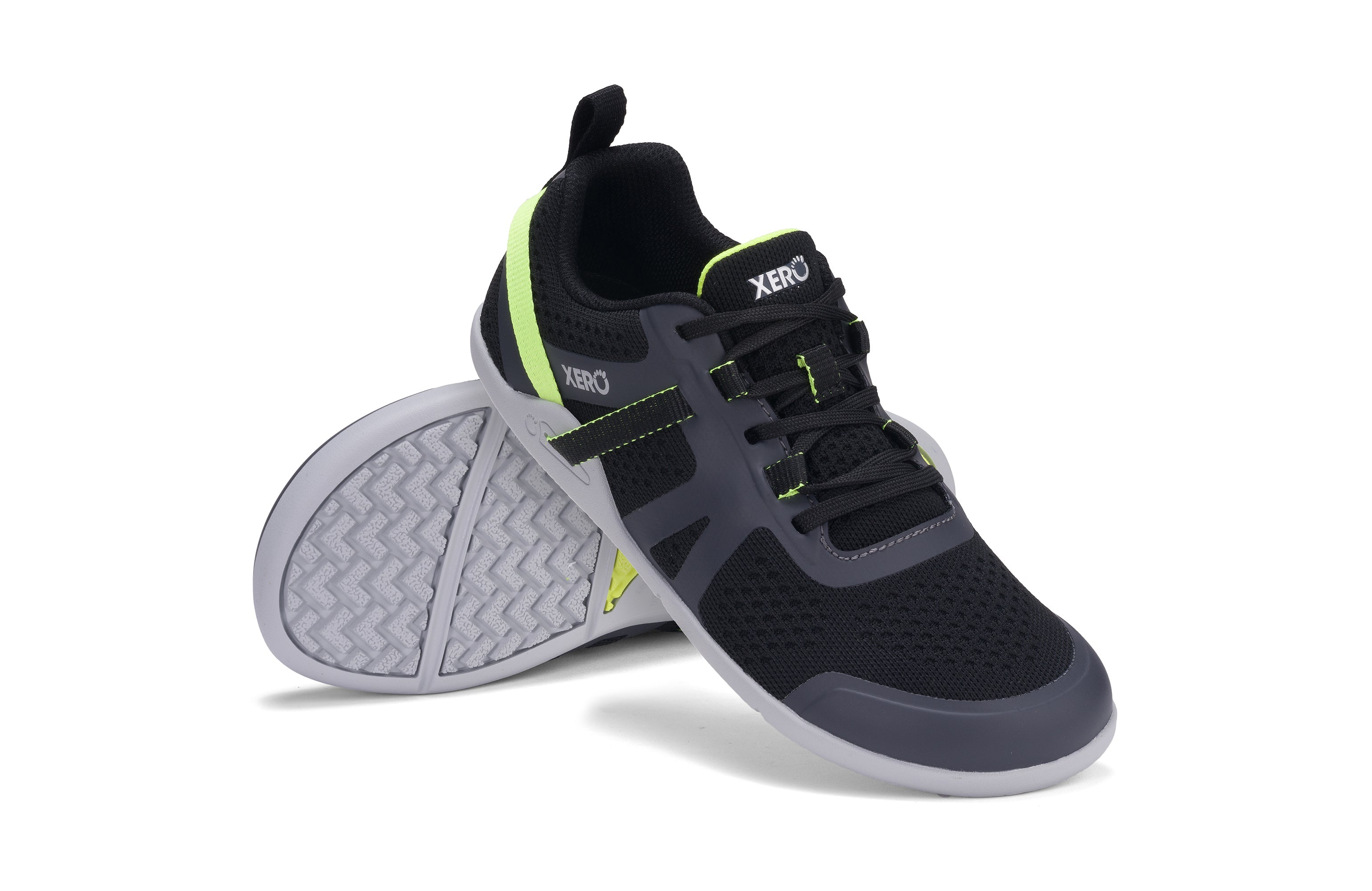 Xero Shoes Prio Neo Womens barfods athleisure trainer til kvinder i farven asphalt / black, par