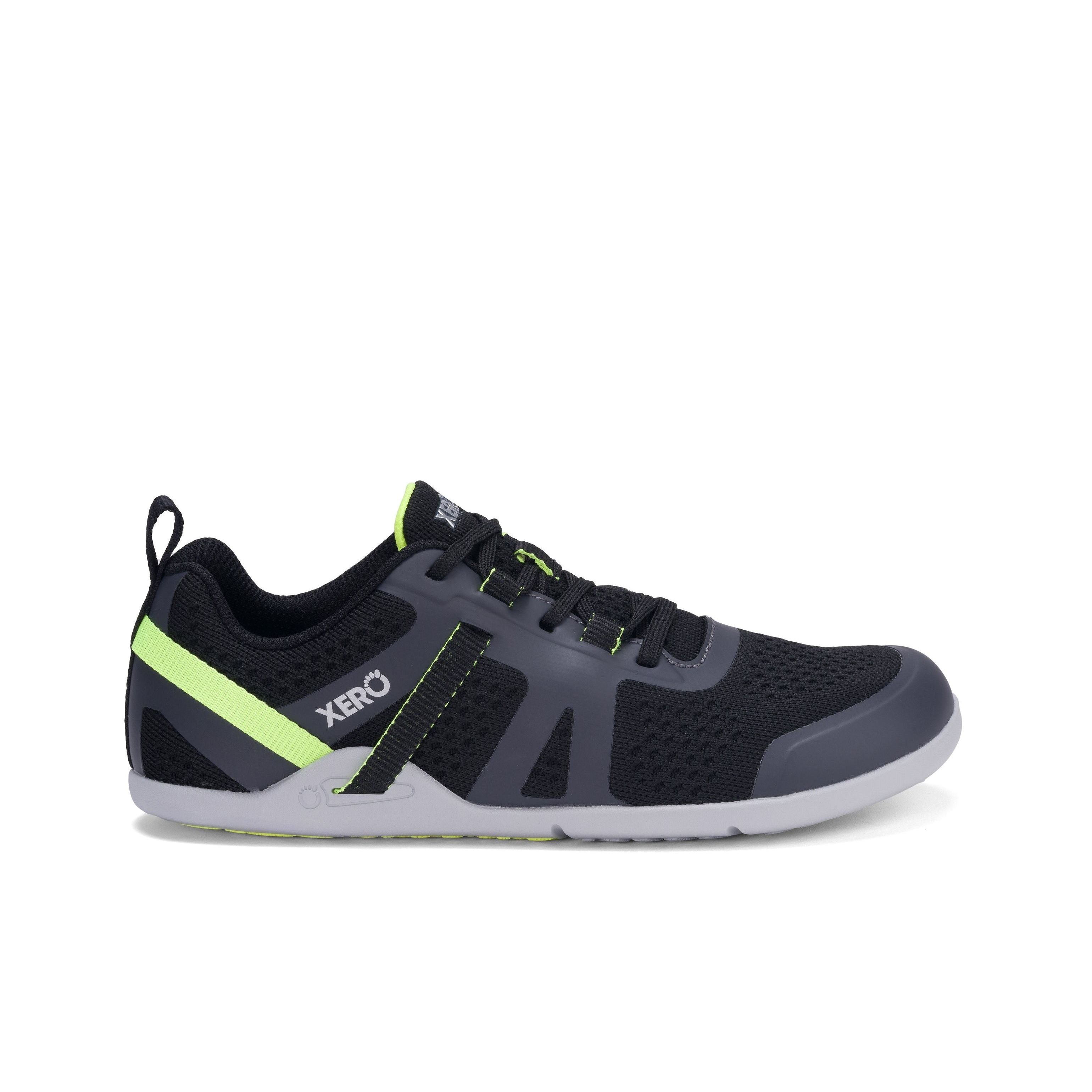 Xero Shoes Prio Neo Womens barfods athleisure trainer til kvinder i farven asphalt / black, yderside