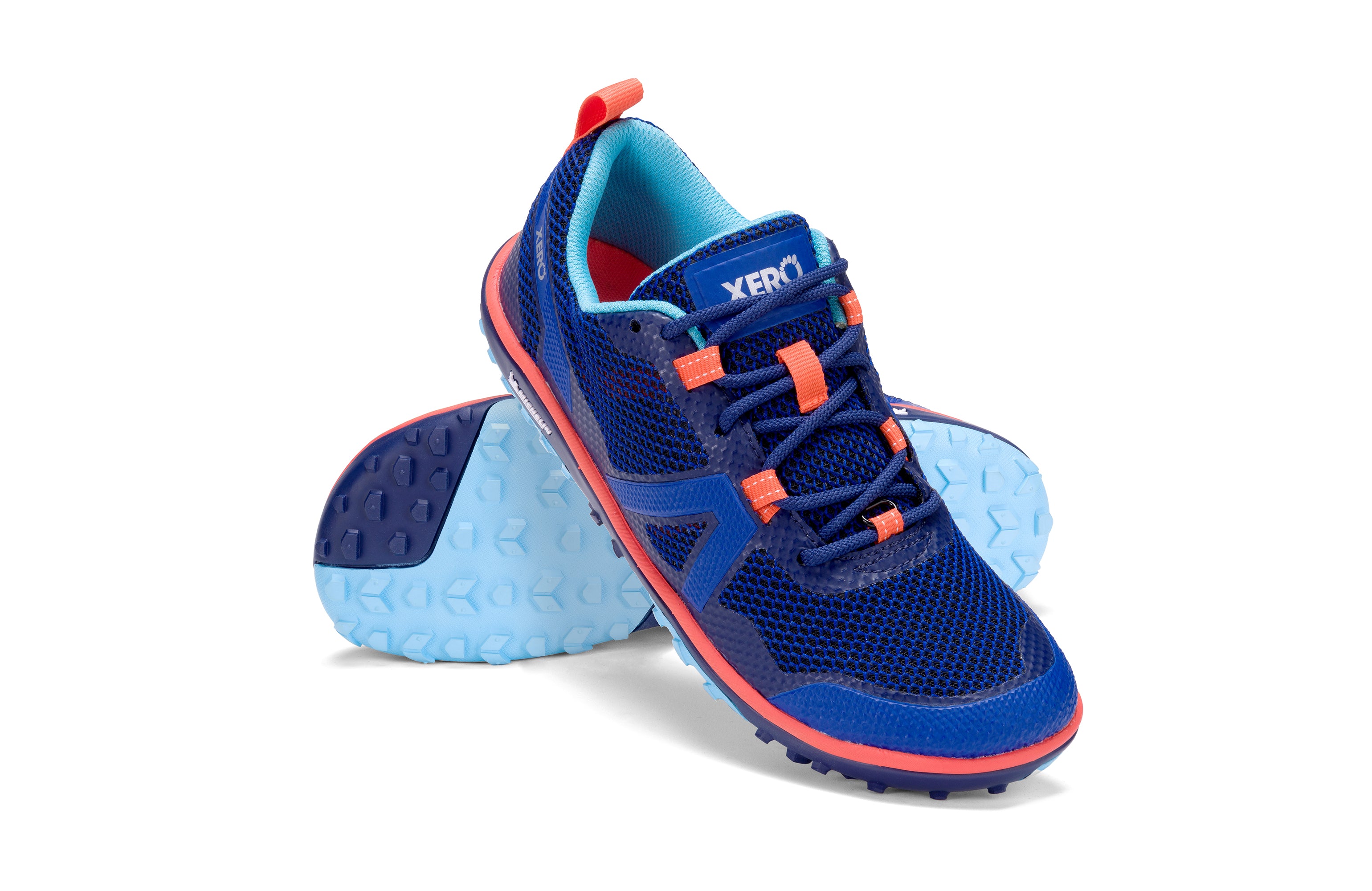 Xero Shoes Scrambler Low Women – Sodalite Blue / Orange