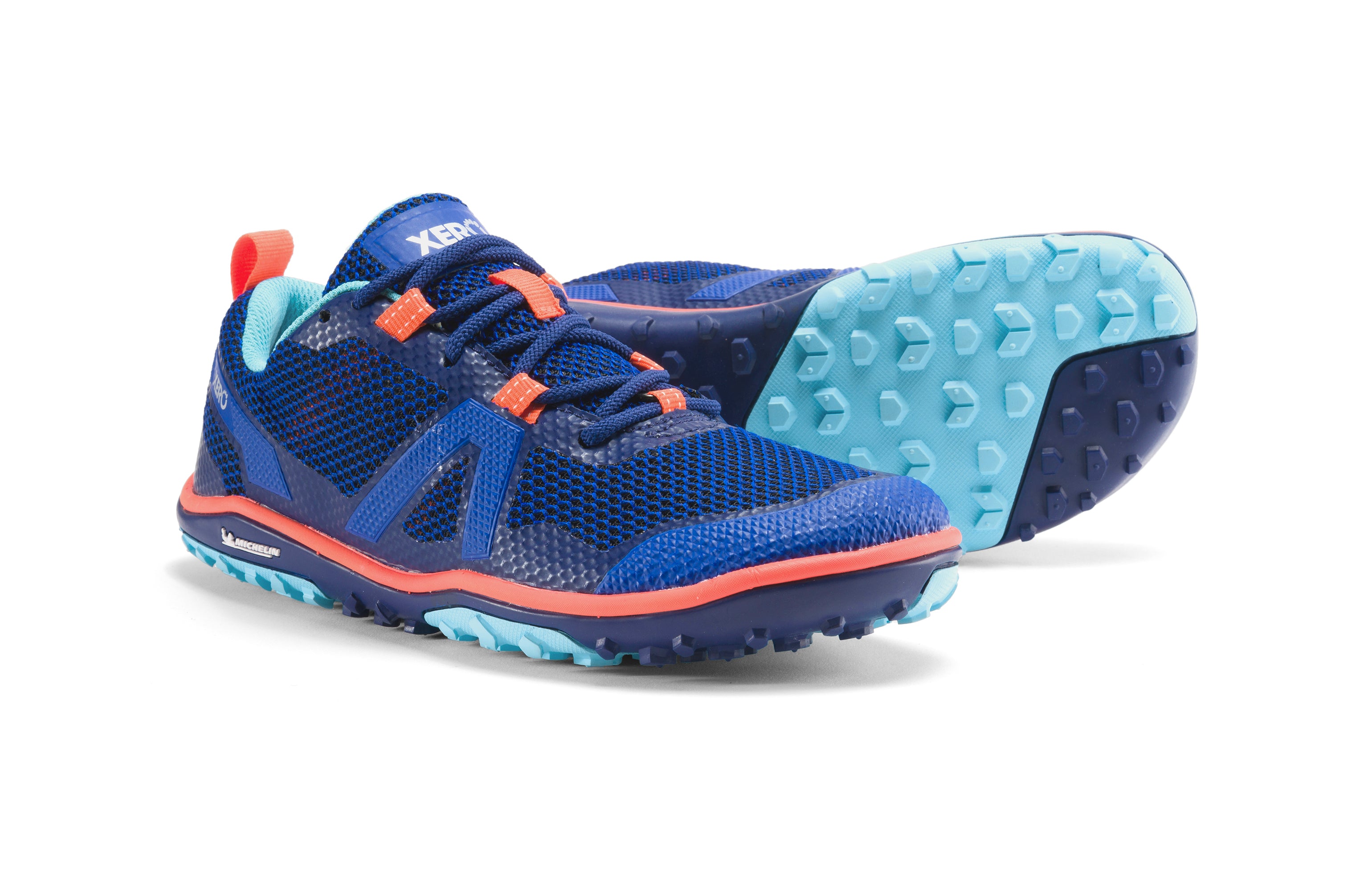 Xero Shoes Scrambler Low Women – Sodalite Blue / Orange