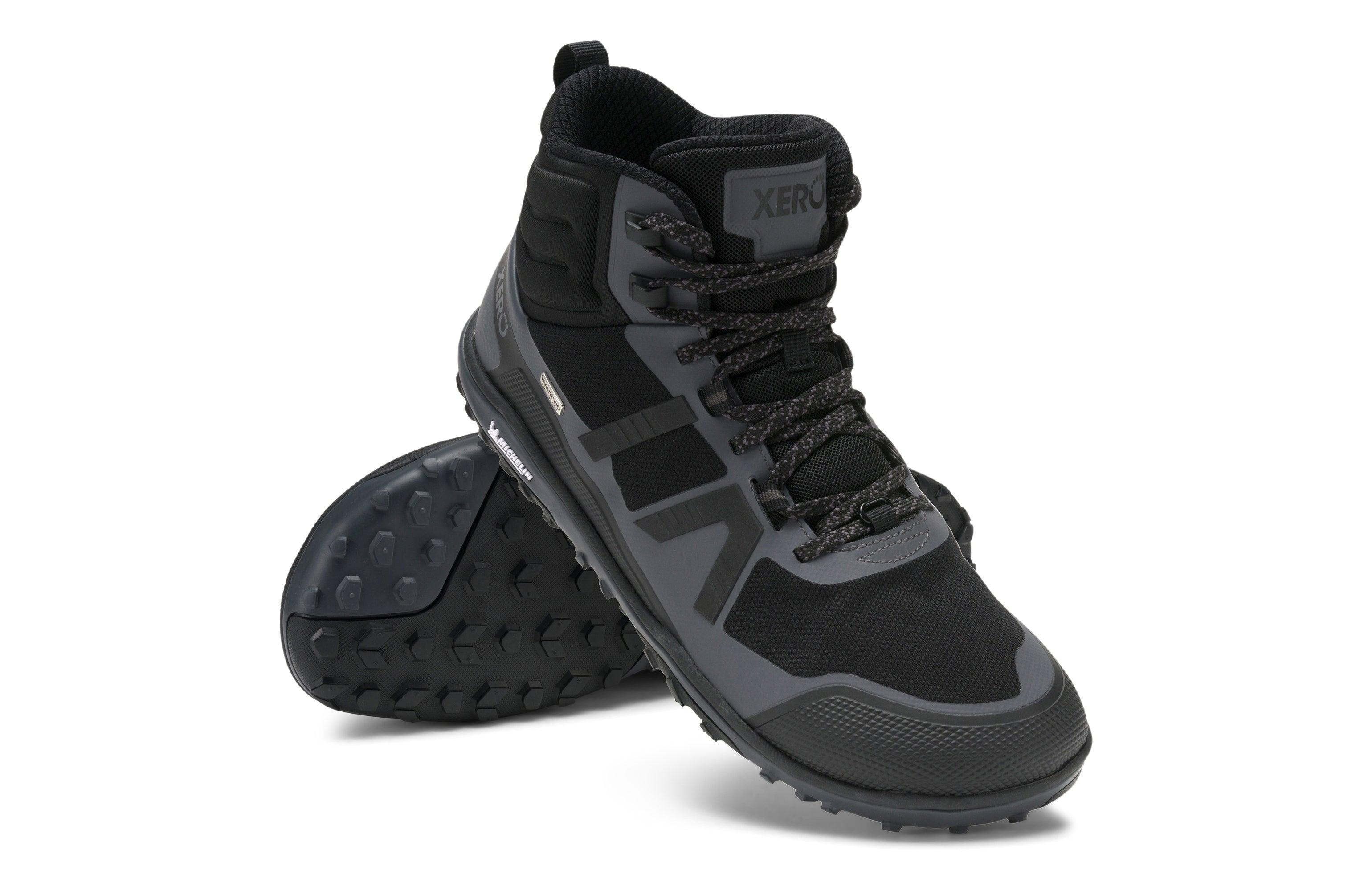 Xero Shoes Scrambler Mid II WP Mens – Black / Asphalt