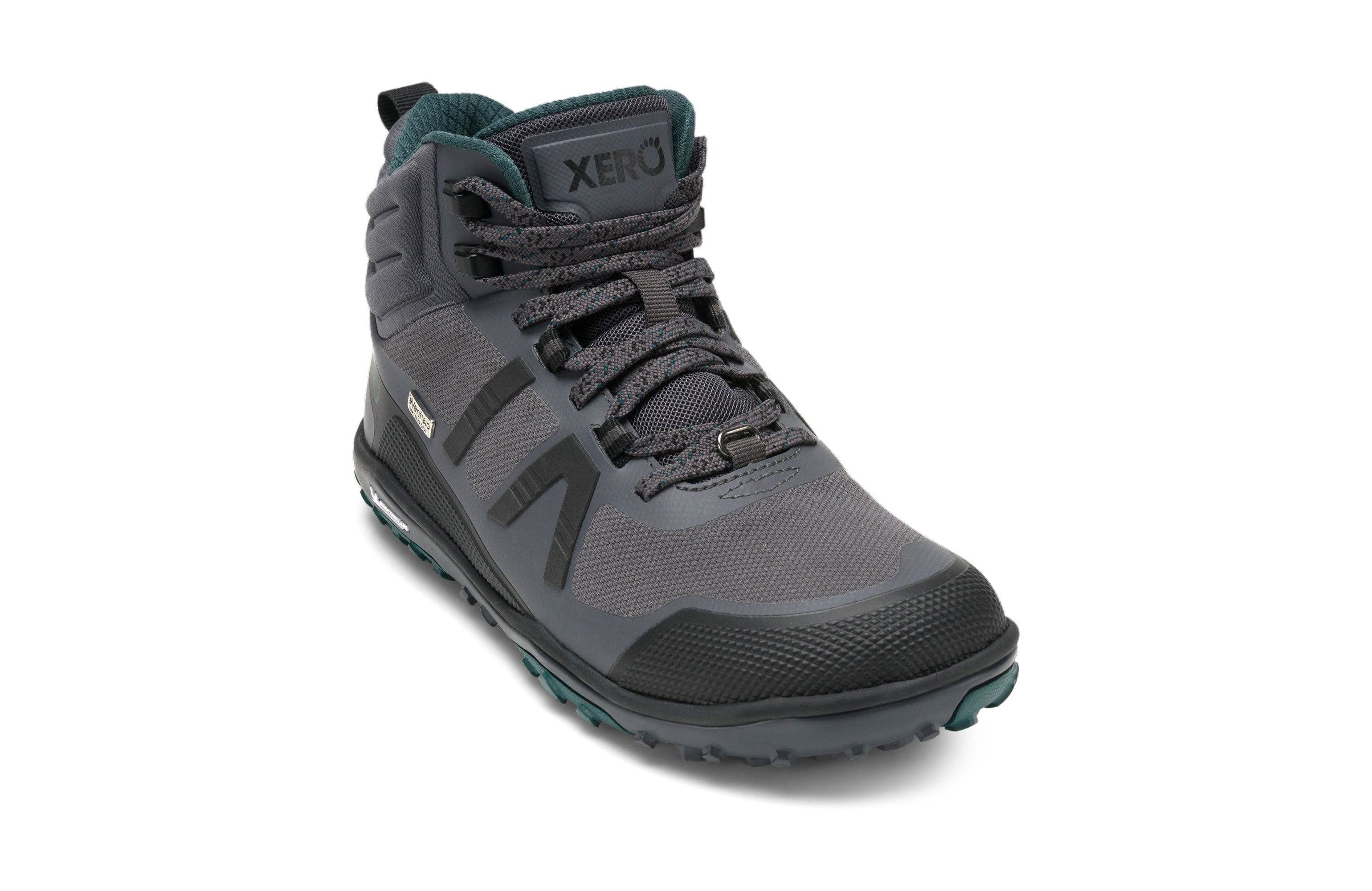 Xero Shoes Scrambler Mid II WP Women – Asphalt/Sea Moss