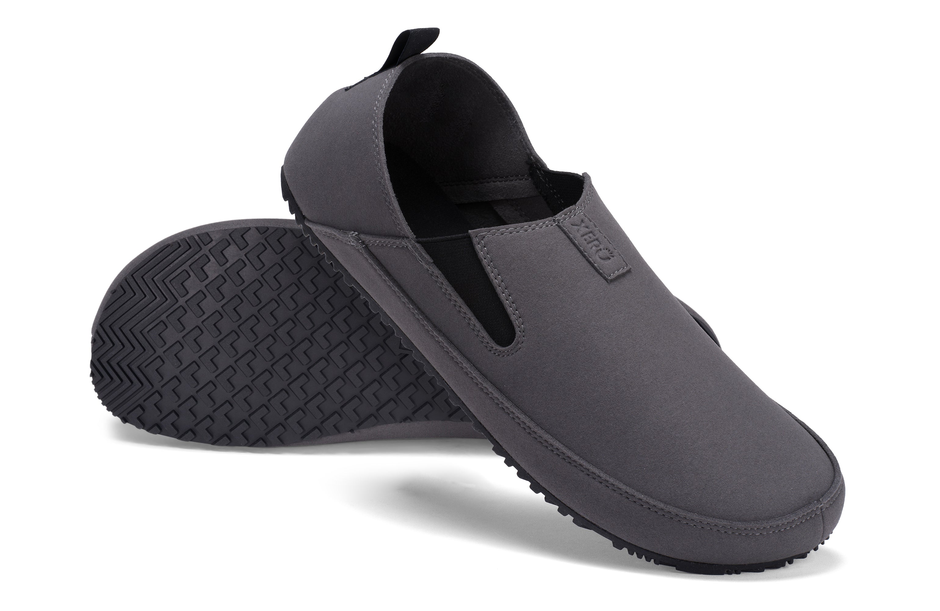 Xero Shoes Sunrise Mens barfods campsko og teltsko til mænd i farven gray, par